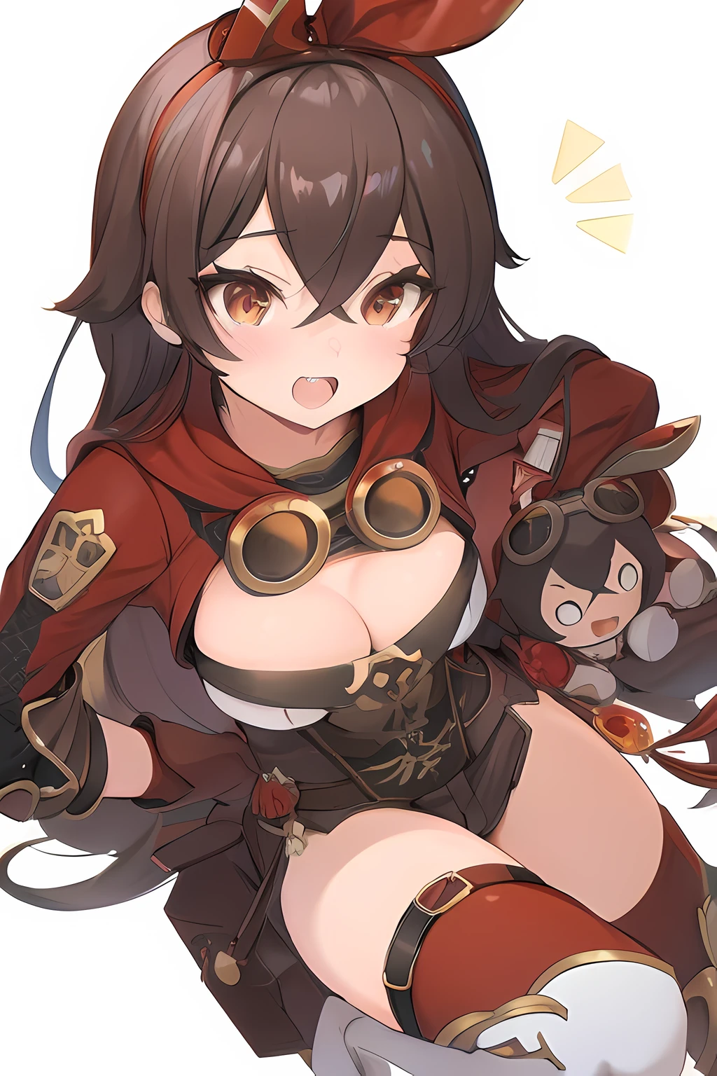 a woman in a red outfit with a cat ears and a cat tail, ayaka genshin impact, ayaka game genshin impact, keqing from genshin impact, genshin, armor girl, rin tohsaka, biomechanical oppai, seductive anime girl, kawacy, like lady mechanika, extremely detailed artgerm, marin kitagawa fanart