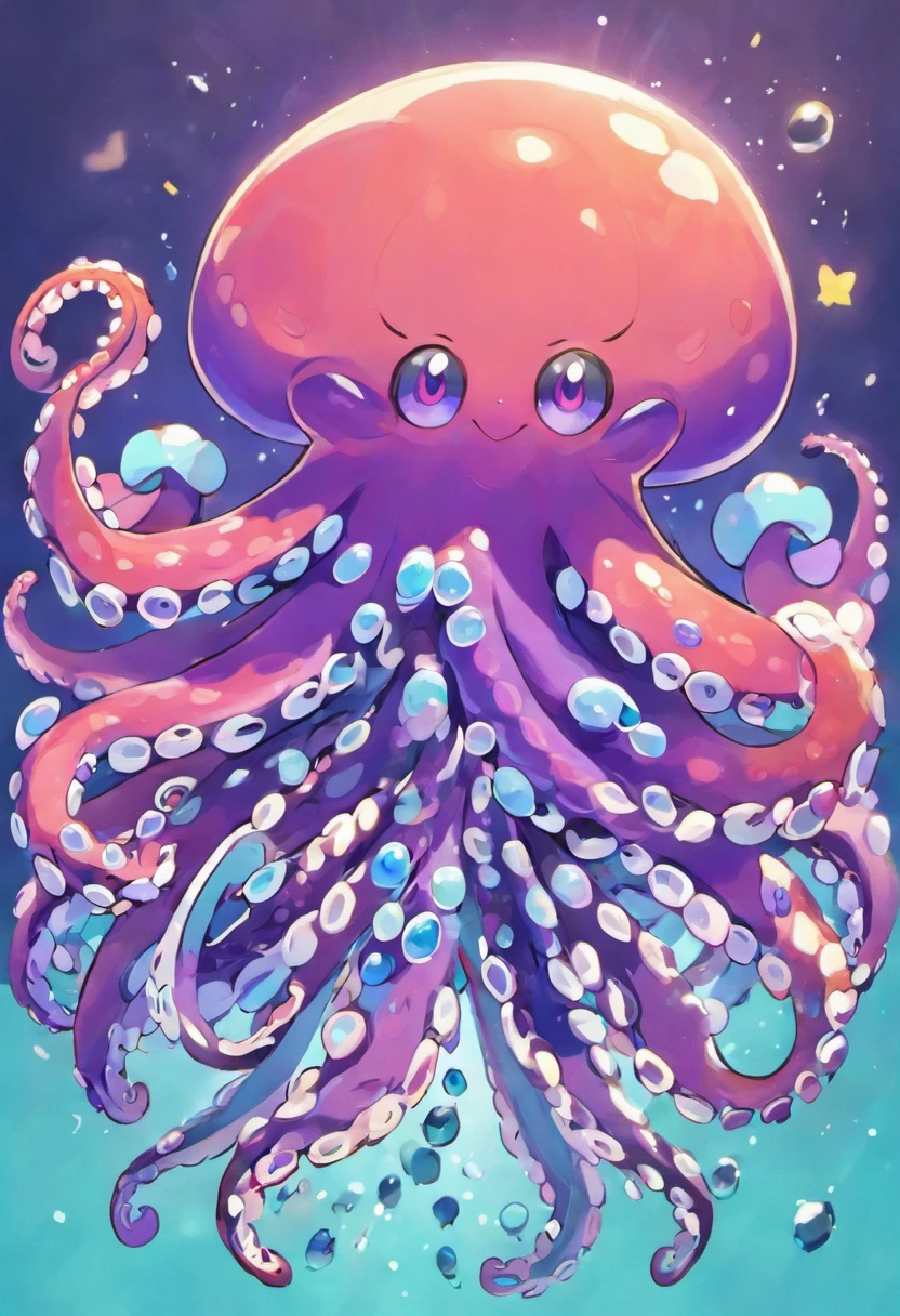 octapus with for tentacles
