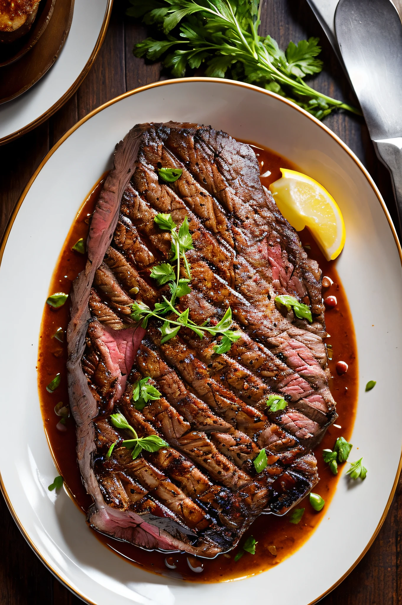 masterpiece、top-quality、ultra-detailliert、High-end steak、Looks delicious、