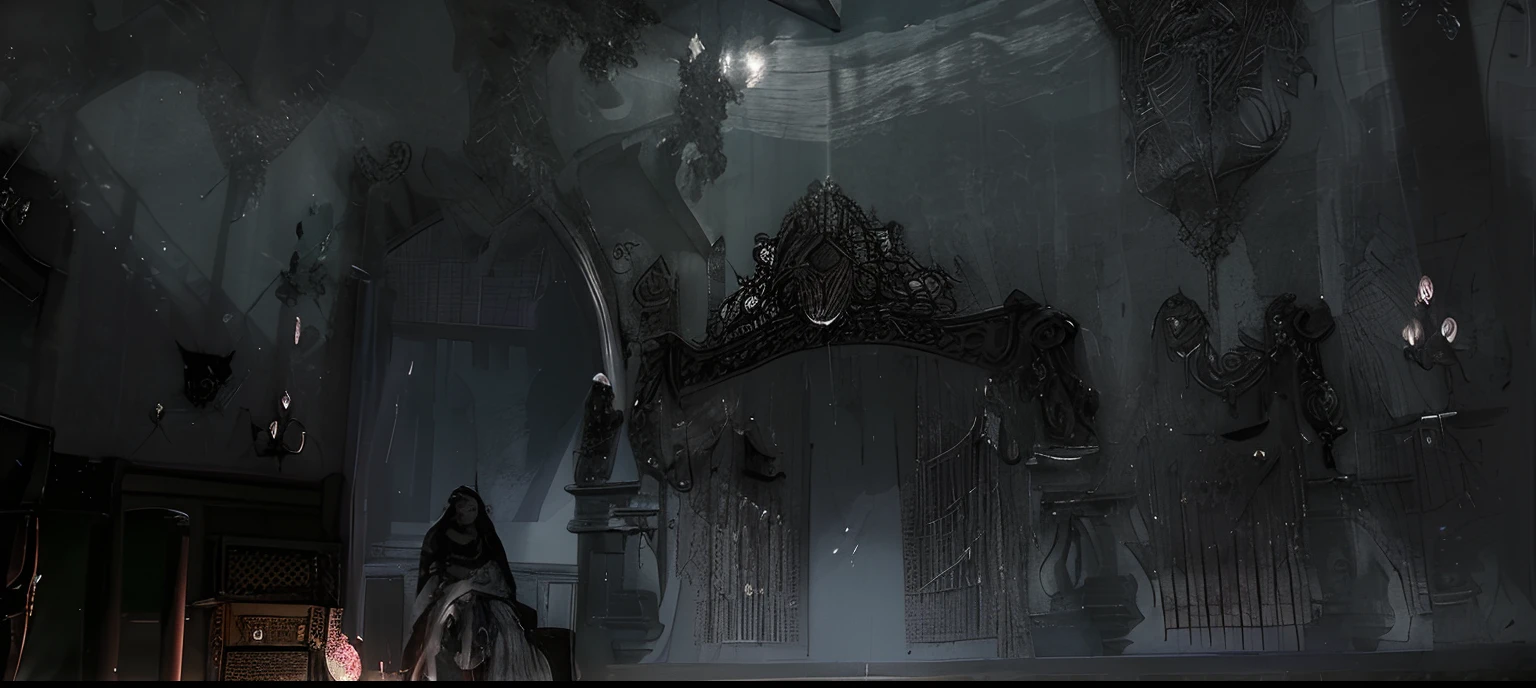 indoor,chies,Stained with blood,midynight,rays of moonlight