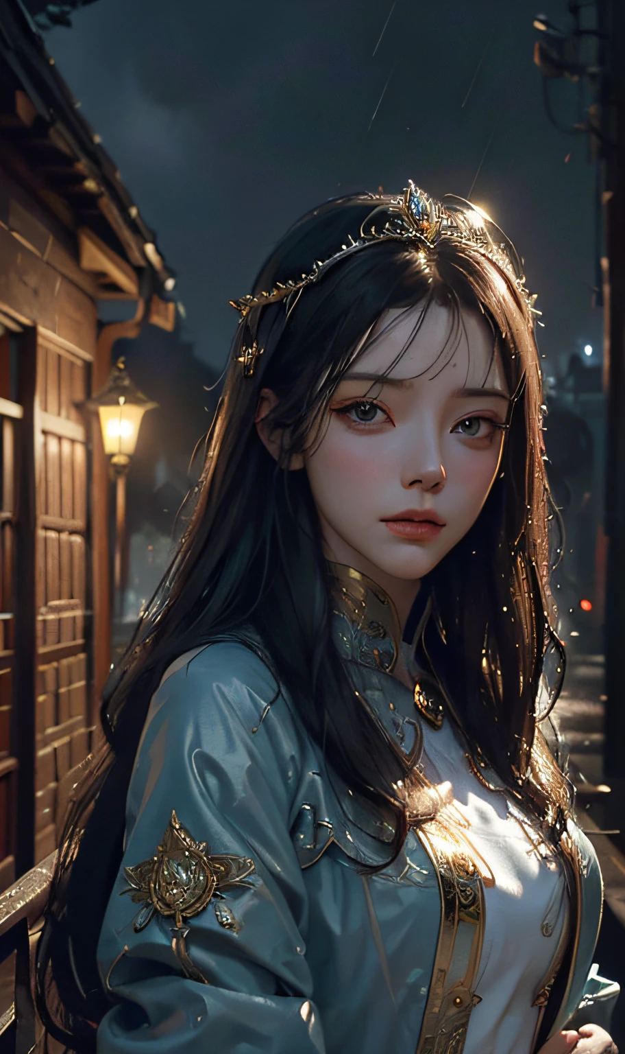 an ultra realistic cinematic full body shot of a very beautiful warrior girl wearing kimono posing for a photo with her sword, she has gorgeous tresses, extremely detailed and clear facial features, realistic barbie doll, realistic anime art style, The color palette consists of cool, neon tones. Her eyes, filled with excitement, captivate the viewer. The illustration radiates a sense of ethereal beauty and connection to nature, cinematic, Hyper-detailed, insane details, Beautifully color graded, Unreal Engine, DOF, Super-Resolution, Megapixel, Cinematic Lightning, Anti-Aliasing, FKAA, TXAA, RTX, SSAO, Post Processing, Post Production, Tone Mapping, CGI, VFX, SFX, Insanely detailed and intricate, Hyper maximalist, Hyper realistic, Volumetric, Photorealistic, ultra photoreal, ultra-detailed, intricate details, 8K, Super detailed, Full color, Volumetric lightning, HDR, Realistic, Unreal Engine, 16K, Sharp focus, cgsociety 9