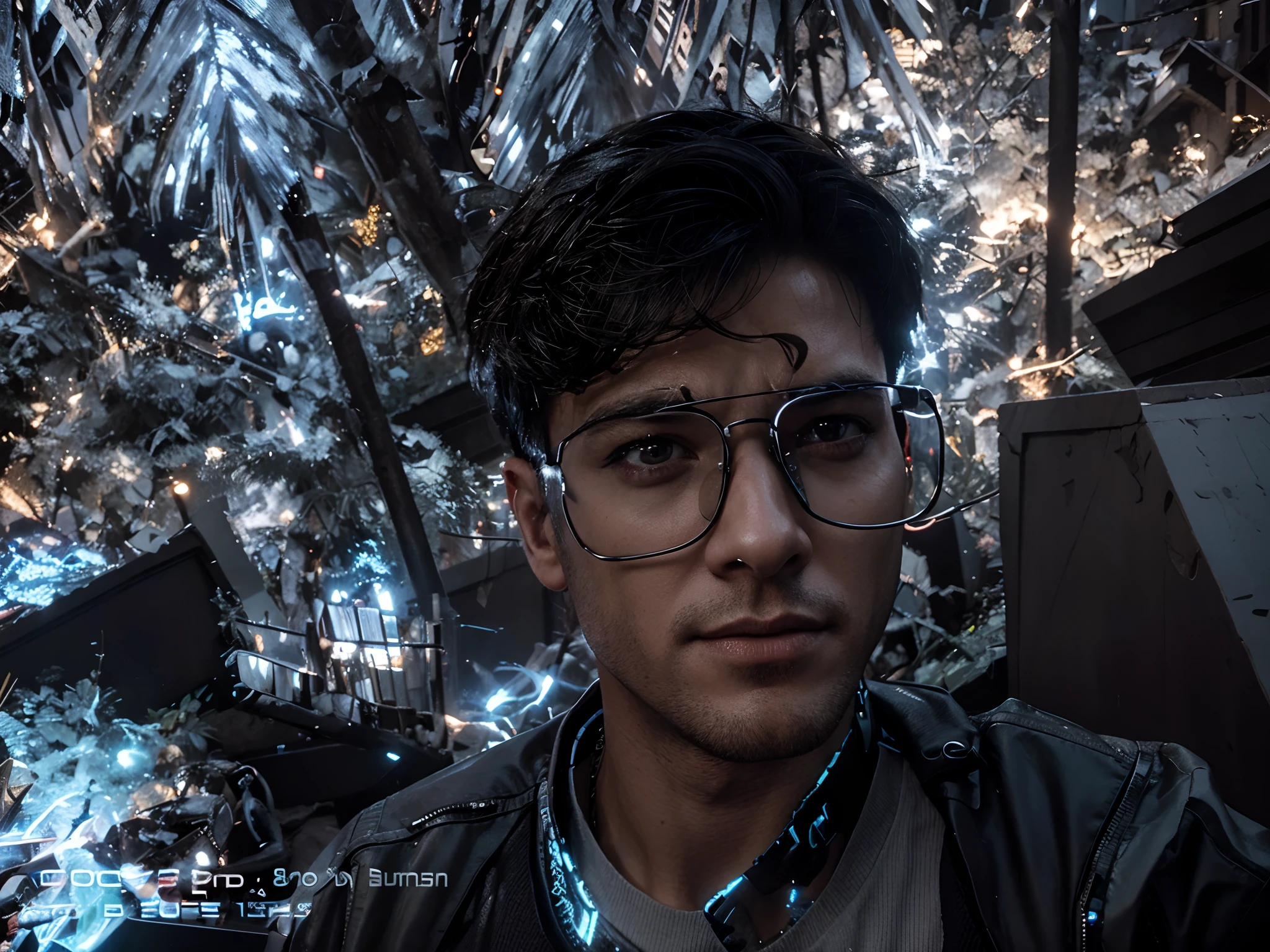 Change background cyberpunk, handsome boy, realistic face,8k, full quality