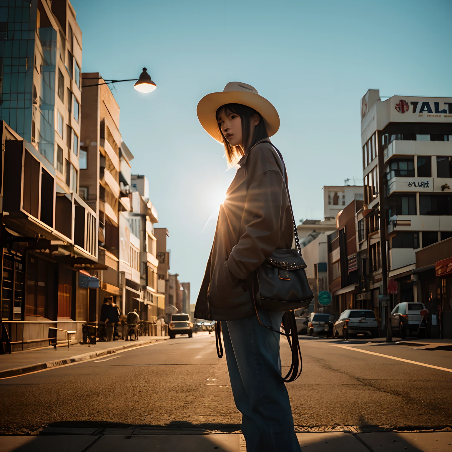 Canvas,cowboyshot