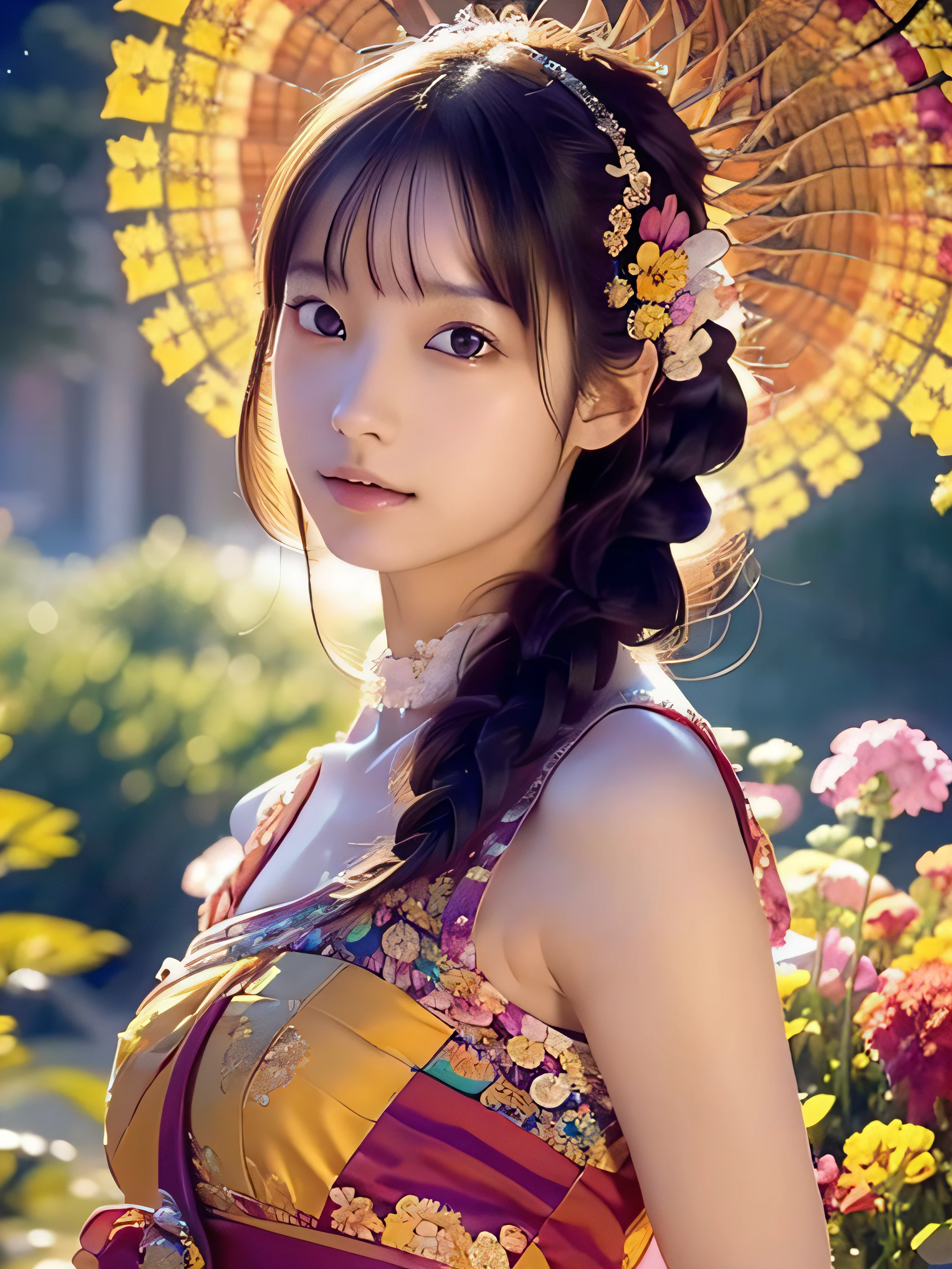 (extreme close up:1.5), (face focus:2),(Style of ???? ???:1.5),
((side face:2)),(1girl surrounded by soft_light:1.5), (backlighting:1.8), (lighting),(flowing fabric:1.3), ((Floral_summer_dress:1.5),(Straw_hat:1.3)),
(masterpiece), realistic, HDR, highly detailed, 8k, raw photo,
ambient occlusion, natural, harmonious composition, warm tones, fine art photography,