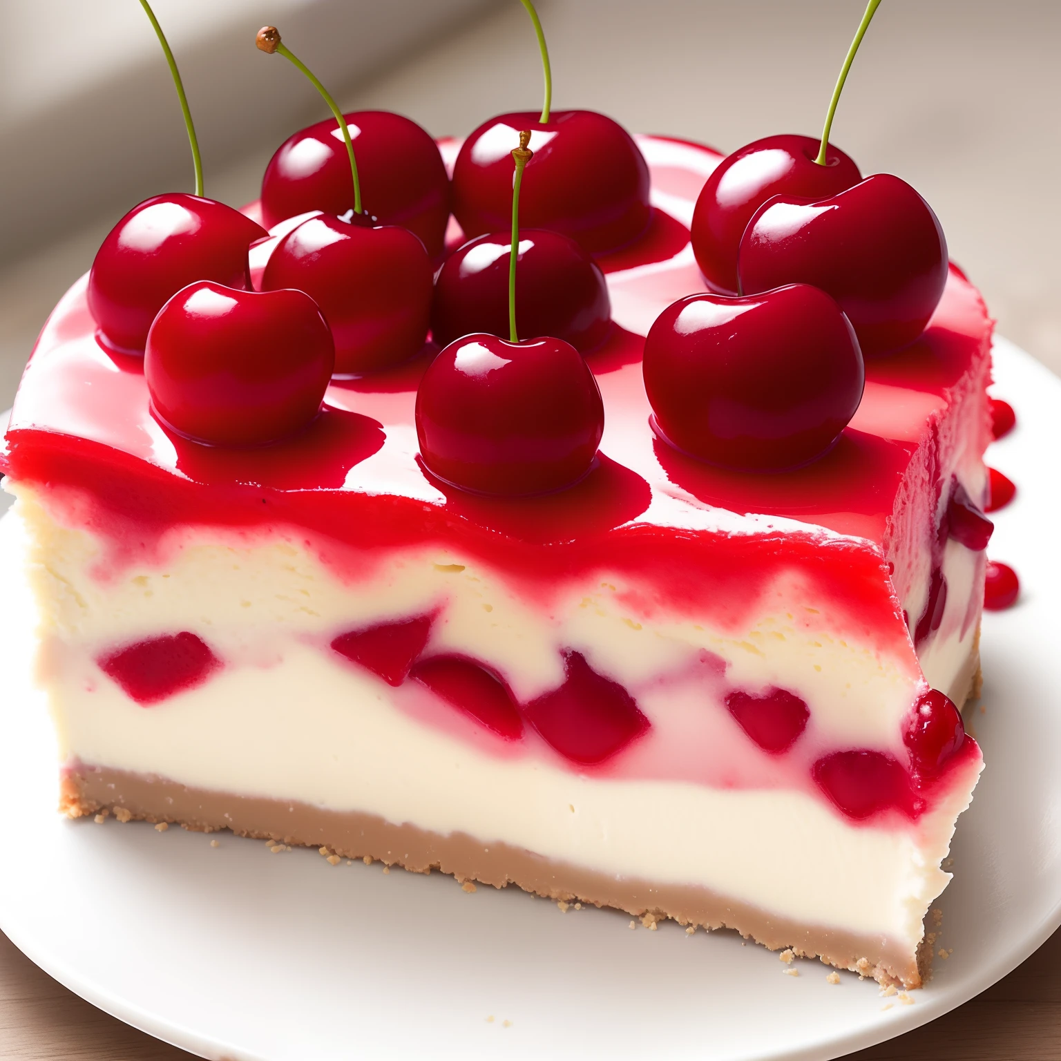 Cherry cheesecake 🍰