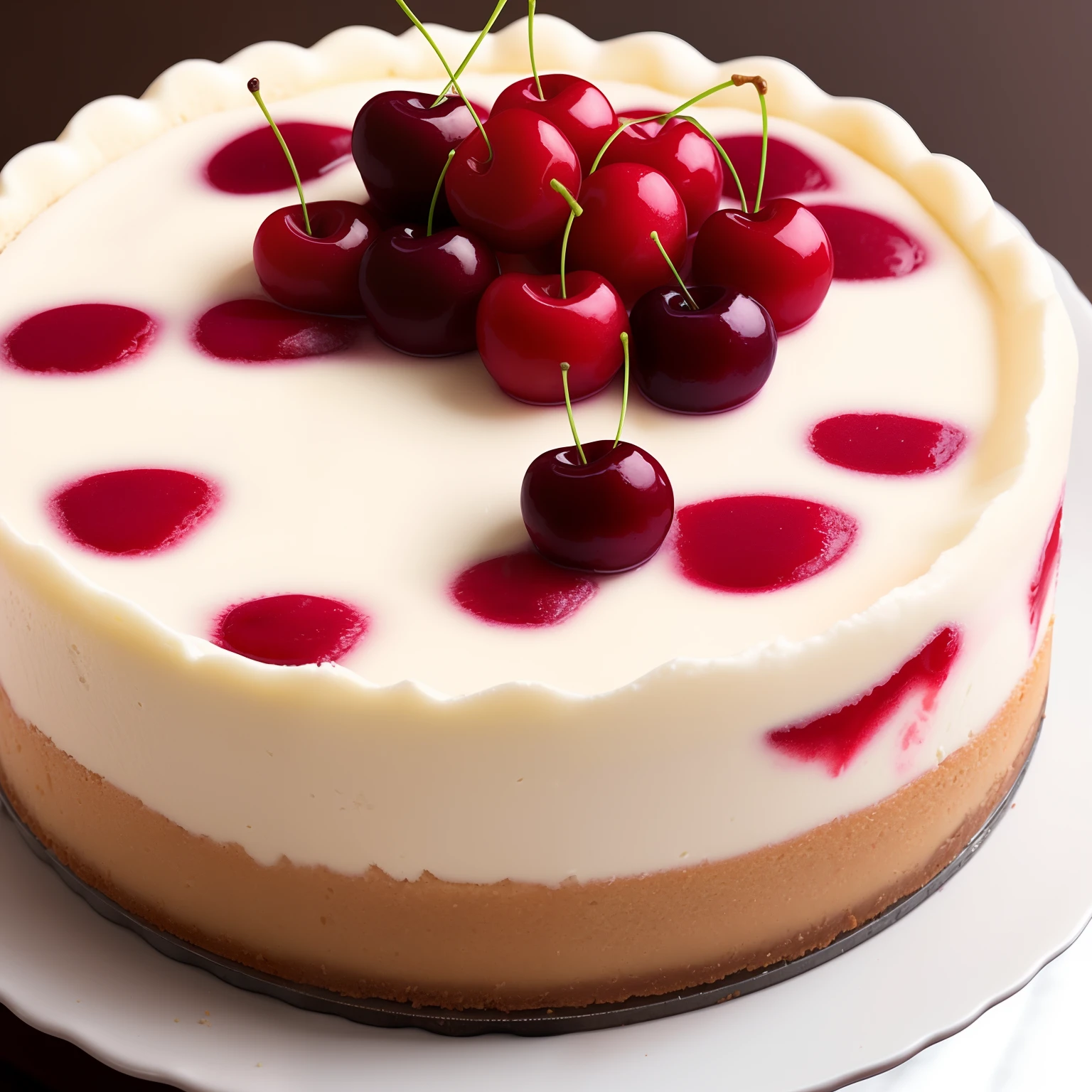 Cherry cheesecake 🍰