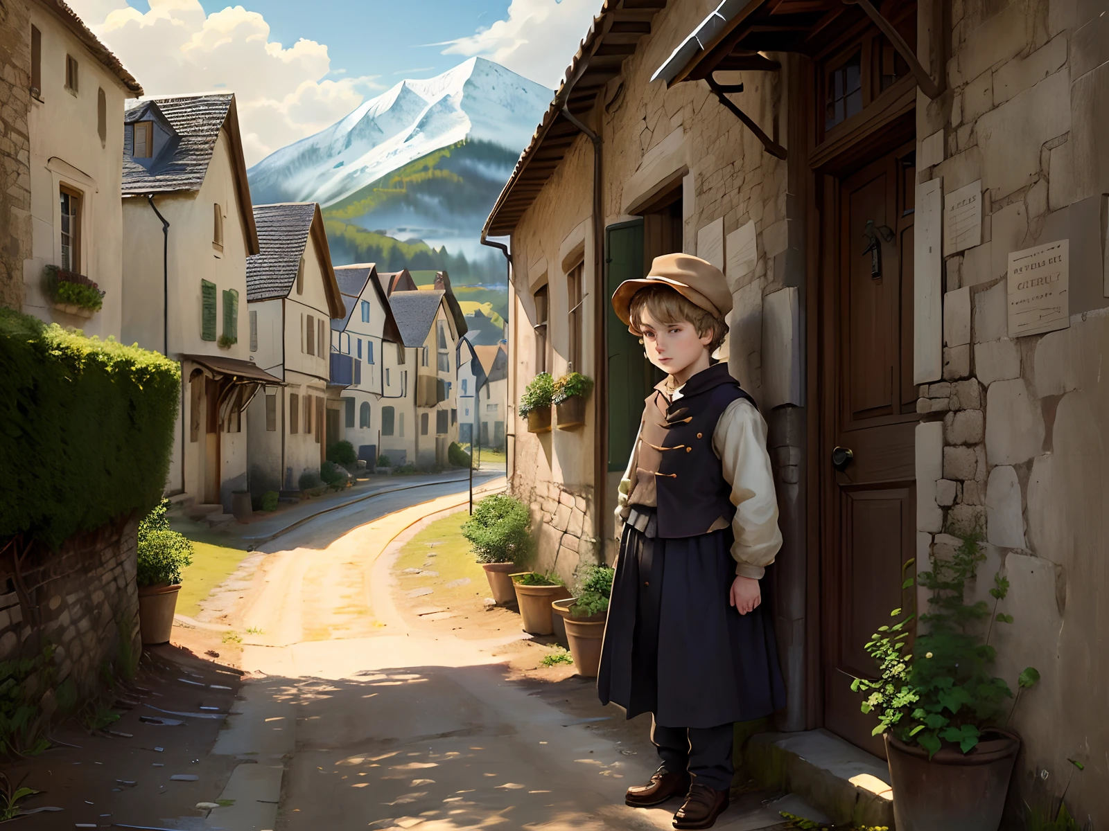 in a small, quiet village, there lived a young boy named Oliver.