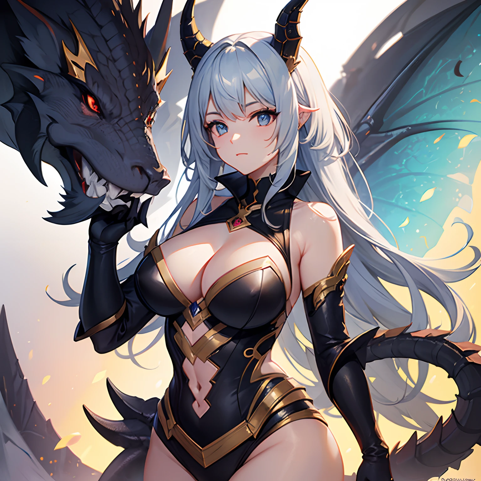 Titanium Dragon female curvy portrait