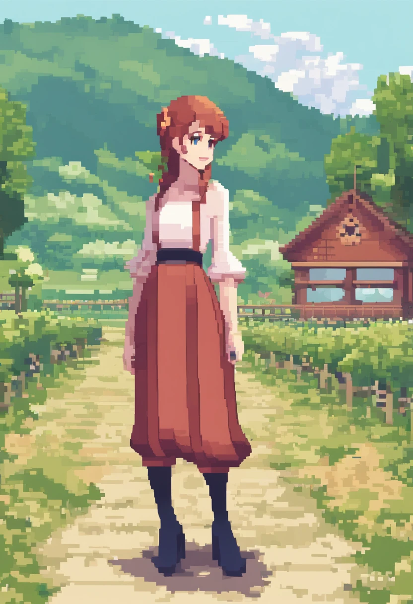 夏天、girl with、countryside