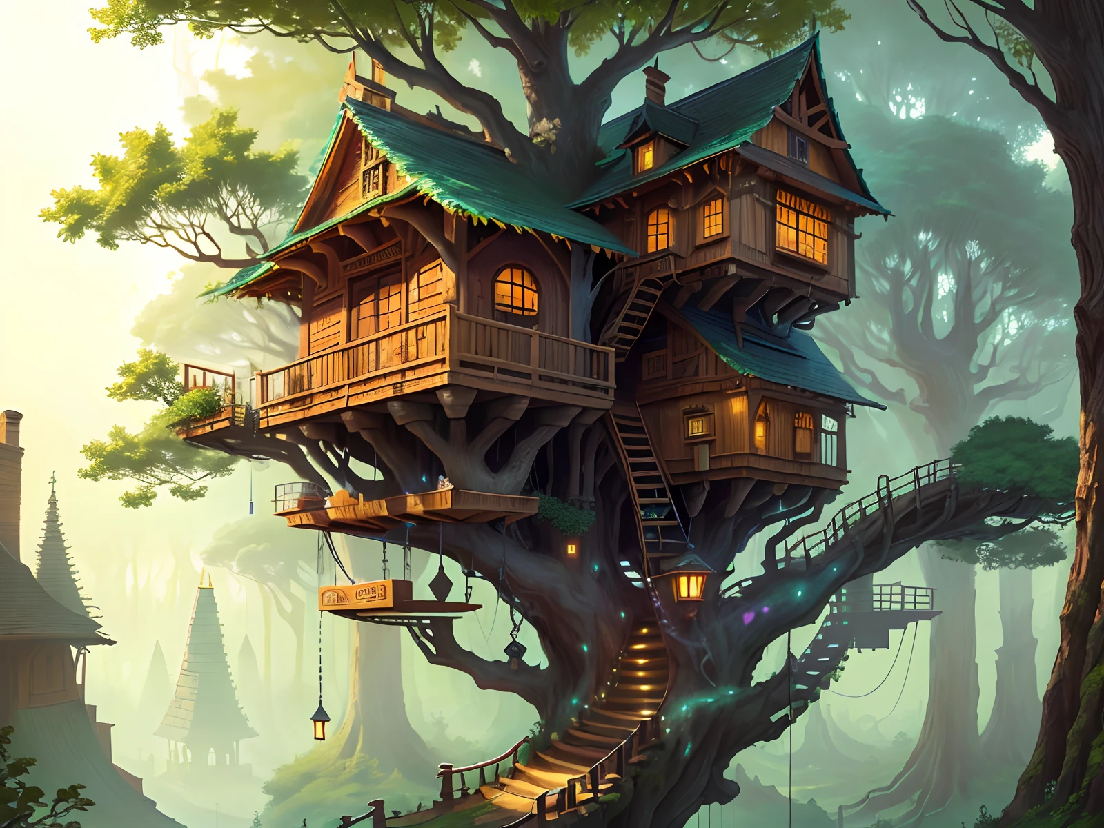 His dream was to build a magnificent treehouse, unlike any other the village had seen.