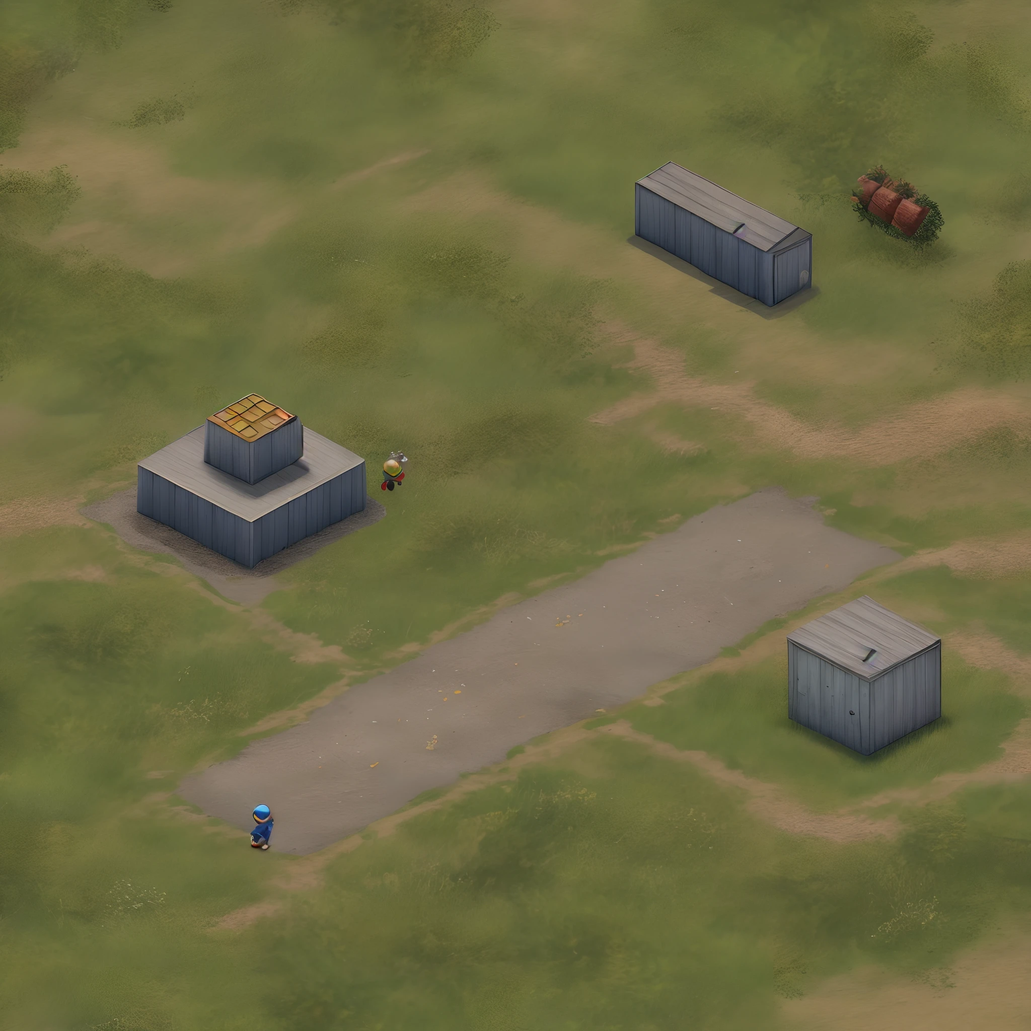Super Mario jogando dayz