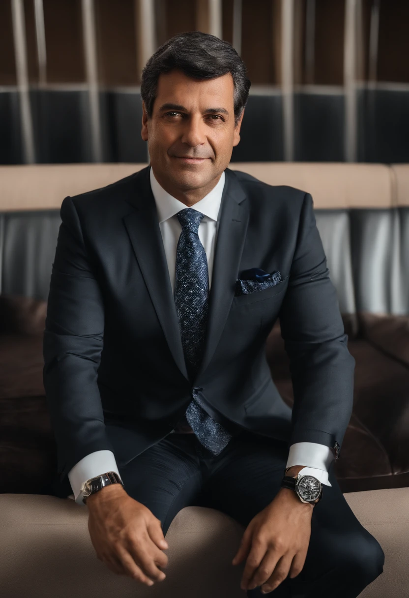 Congressman Nikolas Ferreira in Brasilia, gray and black suit