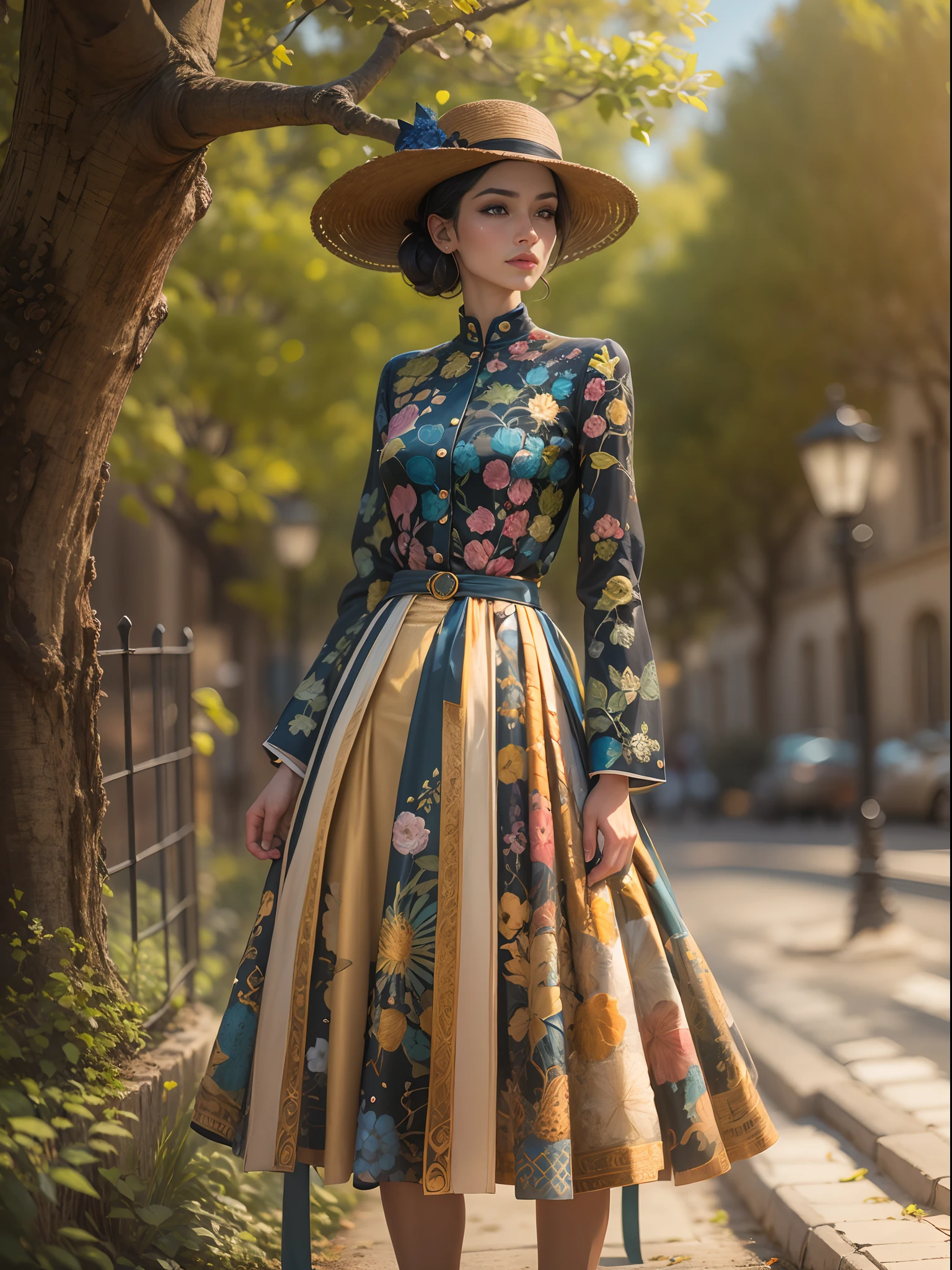 Female model wearing the comic book Photograph of clear facial features in highly private Parisian fashion outfits,character concept art,Photography,a beautiful painting by Henri Rousseau,Masterpiece,Dreamlike,by James Balog,octane render,Corona Render,Quixel Megascans Render,high detail,hyper quality,high resolution,trending on artstation,hyperrealism,8Ktilt-shift,Waist Shot(WS),close up,beautiful lighting, --upbeta