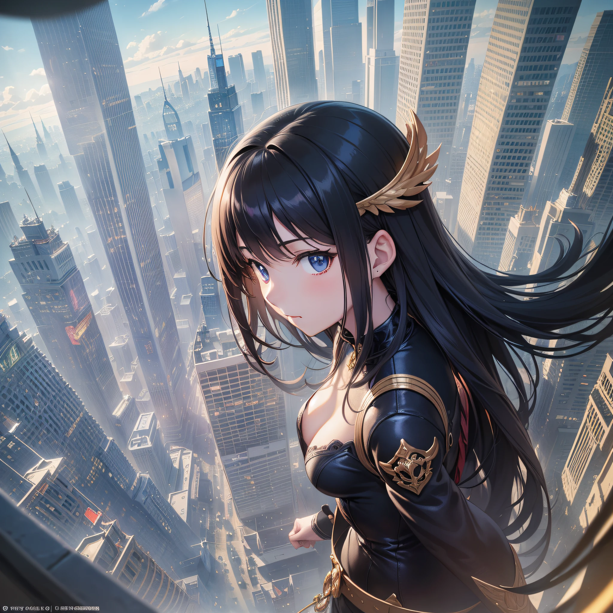 ((Finest quality)),(超A high resolution),(ultra-detailliert),((Best Anime)),sharpnes,Clear,Fantasy art with astounding depictions,Overhead view:1.5, Harpyia