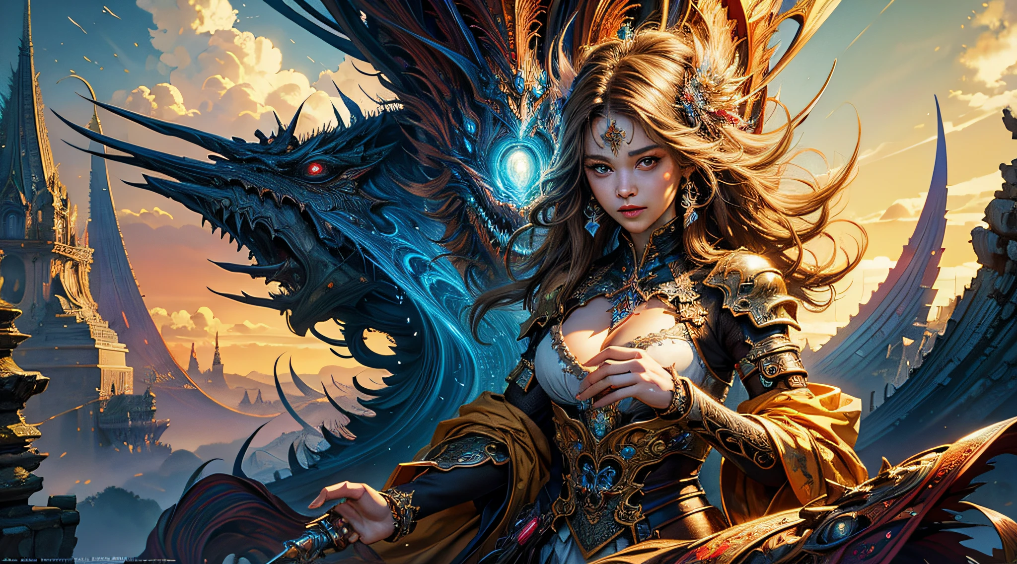 (masterpiece, top quality, best quality, official art, beautiful and aesthetic:1.2), (1girl), extreme detailed,(fractal art:1.3),colorful,highest detailed, antasy