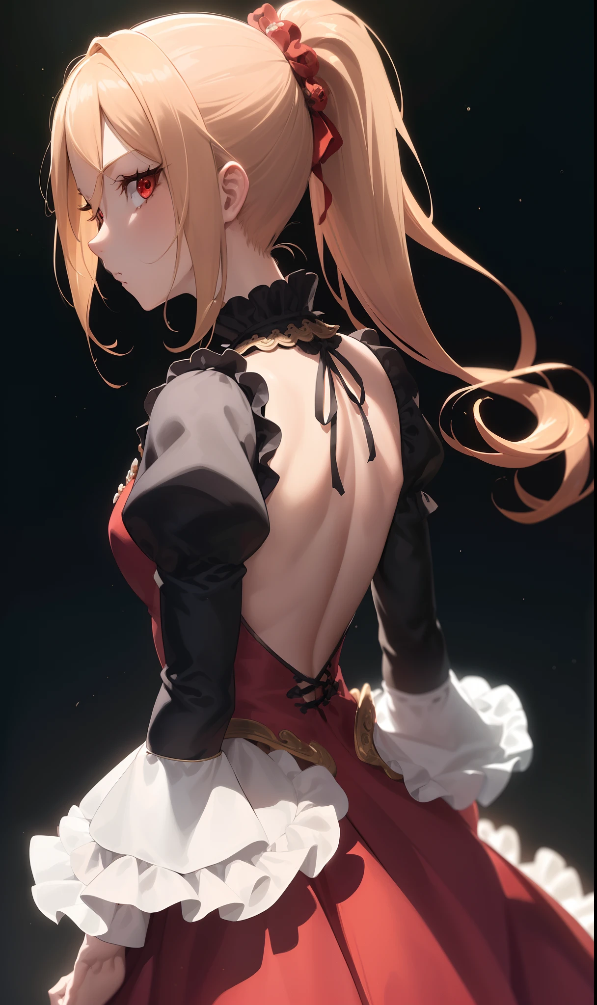 OHIMESAMA,in the back,look back