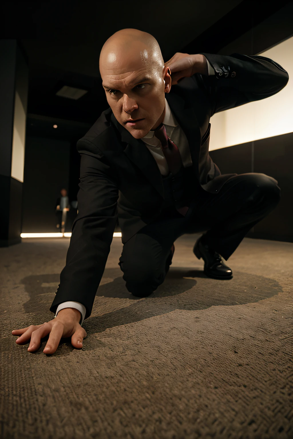 Hitman Agent 47 crawling