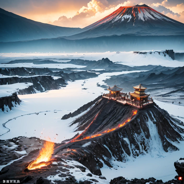 CG blockbusters((Snow-topped active volcano) (Masterpiece, Top quality, Best quality, offcial art, Beauty and aesthetics: 1.2), Very detailed, Colorful, Most detailed, branches, Buildings, barbed wire, Fallen leaves, fences, Long hair, En plein air, petals, landscape, rain, Green trees, sky, street, A real flight into the fairy world, Chance encounter with Liu Hanshu, He saw in him his former self, It was decided to take him as an apprentice, Teach him how to protect himself, But because of the Tibetan star map, He established relationships with the Liu family and the Jade Sword Sect, It opens with the death of Liu Hanshu, Qin Yu embarked on the road of confrontation with a strong enemy, Working hard, Make yourself stronger, Stick to your own core path of justice, I also want to protect the people I care about, The three brothers took off, And embarked on a long journey to find a good brother, Qin Yu, Where are Xiao Hei and Hou Fei(Dense fog snow-topped active volcano)eyes filled with angry,He clenched his fists,Rush up,Deliver a fatal blow to your opponent,full bodyesbian,Full Body Male Mage 32K(Masterpiece Canyon Ultra HD)Long flowing black hair,Campsite size,zydink, The wounded lined up in the streets(Snow-topped active volcano)Climb the streets, The scene of the explosion(Snow-topped active volcano), (Linen batik scarf), Angry fighting stance, looking at the ground, Batik linen bandana, Chinese python pattern long-sleeved garment,Snow-topped active volcano(Abstract propylene splash:1.2), Dark clouds lightning background,Sprinkle with gold dust(realisticlying:1.4),Black color hair,Flour fluttering,rainbow background, A high resolution, the detail, RAW photogr, Sharp Re, Nikon D850 Film Stock Photo by Jefferies Lee 4 Kodak Portra 400 Camera F1.6 shots, Rich colors, ultra-realistic vivid textures, Dramatic lighting, Unreal Engine Art Station Trend, cinestir 800,Flowing black hair,(((Snow-topped active volcano)))Snowtop Active Volcano Movie Master Live Image Quality
