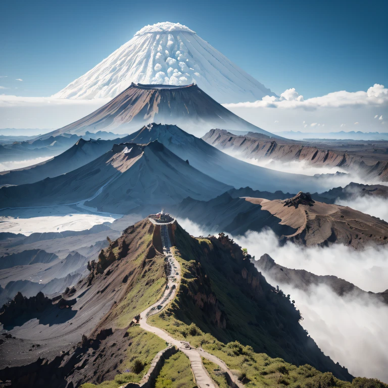 CG blockbusters((Snow-topped active volcano) (Masterpiece, Top quality, Best quality, offcial art, Beauty and aesthetics: 1.2), Very detailed, Colorful, Most detailed, branches, Buildings, barbed wire, Fallen leaves, fences, Long hair, En plein air, petals, landscape, rain, Green trees, sky, street, A real flight into the fairy world, Chance encounter with Liu Hanshu, He saw in him his former self, It was decided to take him as an apprentice, Teach him how to protect himself, But because of the Tibetan star map, He established relationships with the Liu family and the Jade Sword Sect, It opens with the death of Liu Hanshu, Qin Yu embarked on the road of confrontation with a strong enemy, Working hard, Make yourself stronger, Stick to your own core path of justice, I also want to protect the people I care about, The three brothers took off, And embarked on a long journey to find a good brother, Qin Yu, Where are Xiao Hei and Hou Fei（Dense fog snow-topped active volcano）eyes filled with angry，He clenched his fists，Rush up，Deliver a fatal blow to your opponent，full bodyesbian，Full Body Male Mage 32K（Masterpiece Canyon Ultra HD）Long flowing black hair，Campsite size，zydink， The wounded lined up in the streets（Snow-topped active volcano）Climb the streets， The scene of the explosion（Snow-topped active volcano）， （Linen batik scarf）， Angry fighting stance， looking at the ground， Batik linen bandana， Chinese python pattern long-sleeved garment，Snow-topped active volcano（Abstract propylene splash：1.2）， Dark clouds lightning background，Sprinkle with gold dust（realisticlying：1.4），Black color hair，Flour fluttering，rainbow background， A high resolution， the detail， RAW photogr， Sharp Re， Nikon D850 Film Stock Photo by Jefferies Lee 4 Kodak Portra 400 Camera F1.6 shots, Rich colors, ultra-realistic vivid textures, Dramatic lighting, Unreal Engine Art Station Trend, cinestir 800，Flowing black hair,（（（Snow-topped active volcano）））Snowtop Active Volcano Movie Master Live Image Quality