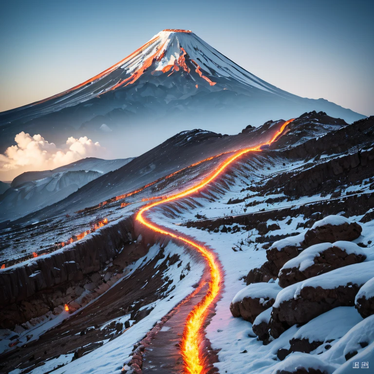 CG blockbusters((Snow-topped active volcano) (Masterpiece, Top quality, Best quality, offcial art, Beauty and aesthetics: 1.2), Very detailed, Colorful, Most detailed, branches, Buildings, barbed wire, Fallen leaves, fences, Long hair, En plein air, petals, landscape, rain, Green trees, sky, street, A real flight into the fairy world, Chance encounter with Liu Hanshu, He saw in him his former self, It was decided to take him as an apprentice, Teach him how to protect himself, But because of the Tibetan star map, He established relationships with the Liu family and the Jade Sword Sect, It opens with the death of Liu Hanshu, Qin Yu embarked on the road of confrontation with a strong enemy, Working hard, Make yourself stronger, Stick to your own core path of justice, I also want to protect the people I care about, The three brothers took off, And embarked on a long journey to find a good brother, Qin Yu, Where are Xiao Hei and Hou Fei(Dense fog snow-topped active volcano)eyes filled with angry,He clenched his fists,Rush up,Deliver a fatal blow to your opponent,full bodyesbian,Full Body Male Mage 32K(Masterpiece Canyon Ultra HD)Long flowing black hair,Campsite size,zydink, The wounded lined up in the streets(Snow-topped active volcano)Climb the streets, The scene of the explosion(Snow-topped active volcano), (Linen batik scarf), Angry fighting stance, looking at the ground, Batik linen bandana, Chinese python pattern long-sleeved garment,Snow-topped active volcano(Abstract propylene splash:1.2), Dark clouds lightning background,Sprinkle with gold dust(realisticlying:1.4),Black color hair,Flour fluttering,rainbow background, A high resolution, the detail, RAW photogr, Sharp Re, Nikon D850 Film Stock Photo by Jefferies Lee 4 Kodak Portra 400 Camera F1.6 shots, Rich colors, ultra-realistic vivid textures, Dramatic lighting, Unreal Engine Art Station Trend, cinestir 800,Flowing black hair,(((Snow-topped active volcano)))Snowtop Active Volcano Movie Master Live Image Quality