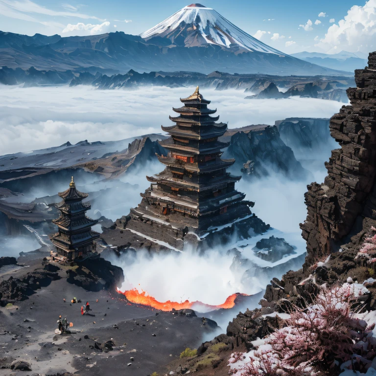 CG blockbusters((Snow-topped active volcano) (Masterpiece, Top quality, Best quality, offcial art, Beauty and aesthetics: 1.2), Very detailed, Colorful, Most detailed, branches, Buildings, barbed wire, Fallen leaves, fences, Long hair, En plein air, petals, landscape, rain, Green trees, sky, street, A real flight into the fairy world, Chance encounter with Liu Hanshu, He saw in him his former self, It was decided to take him as an apprentice, Teach him how to protect himself, But because of the Tibetan star map, He established relationships with the Liu family and the Jade Sword Sect, It opens with the death of Liu Hanshu, Qin Yu embarked on the road of confrontation with a strong enemy, Working hard, Make yourself stronger, Stick to your own core path of justice, I also want to protect the people I care about, The three brothers took off, And embarked on a long journey to find a good brother, Qin Yu, Where are Xiao Hei and Hou Fei（Dense fog snow-topped active volcano）eyes filled with angry，He clenched his fists，Rush up，Deliver a fatal blow to your opponent，full bodyesbian，Full Body Male Mage 32K（Masterpiece Canyon Ultra HD）Long flowing black hair，Campsite size，zydink， The wounded lined up in the streets（Snow-topped active volcano）Climb the streets， The scene of the explosion（Snow-topped active volcano）， （Linen batik scarf）， Angry fighting stance， looking at the ground， Batik linen bandana， Chinese python pattern long-sleeved garment，Snow-topped active volcano（Abstract propylene splash：1.2）， Dark clouds lightning background，Sprinkle with gold dust（realisticlying：1.4），Black color hair，Flour fluttering，rainbow background， A high resolution， the detail， RAW photogr， Sharp Re， Nikon D850 Film Stock Photo by Jefferies Lee 4 Kodak Portra 400 Camera F1.6 shots, Rich colors, ultra-realistic vivid textures, Dramatic lighting, Unreal Engine Art Station Trend, cinestir 800，Flowing black hair,（（（Snow-topped active volcano）））Snowtop Active Volcano Movie Master Live Image Quality