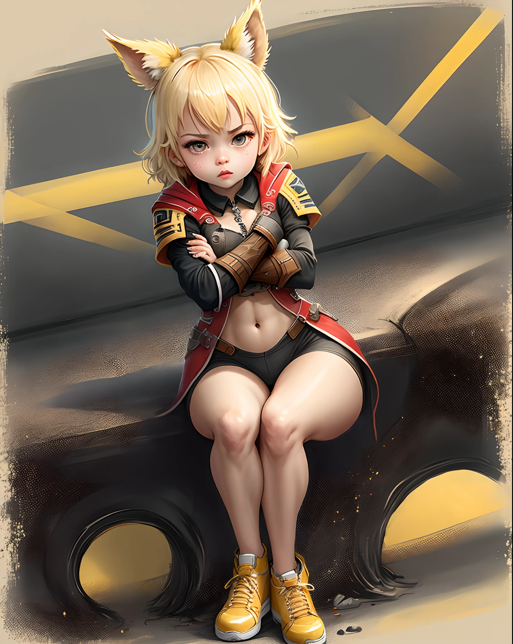 nsfw, anime style, (best quality:1.5, highres, UHD, 4K, detailed lighting, shaders, masterpiece, best quality), 4K, 1girl, solo, warspite, full body, blonde, Cute detailed face, ultra detail face, detailed lips, Slender Eyes, sharp eyes, sideways glance, evil smile, boobs, nipples, mother milk, hips, thick expresionless, from bottom, from front, (sexy pose, open squat:1.5), blue sky, blue sea