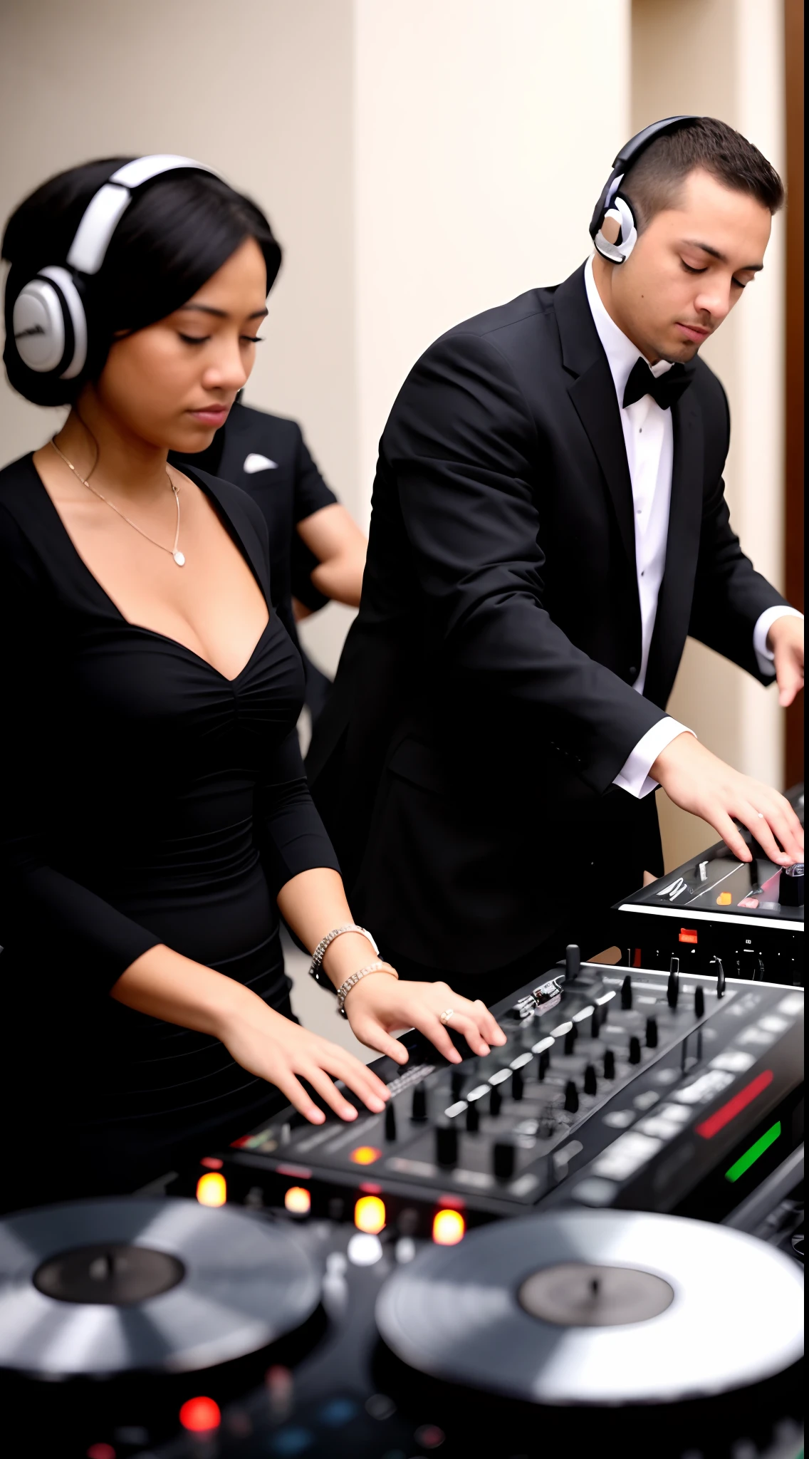 DJ at a funeral