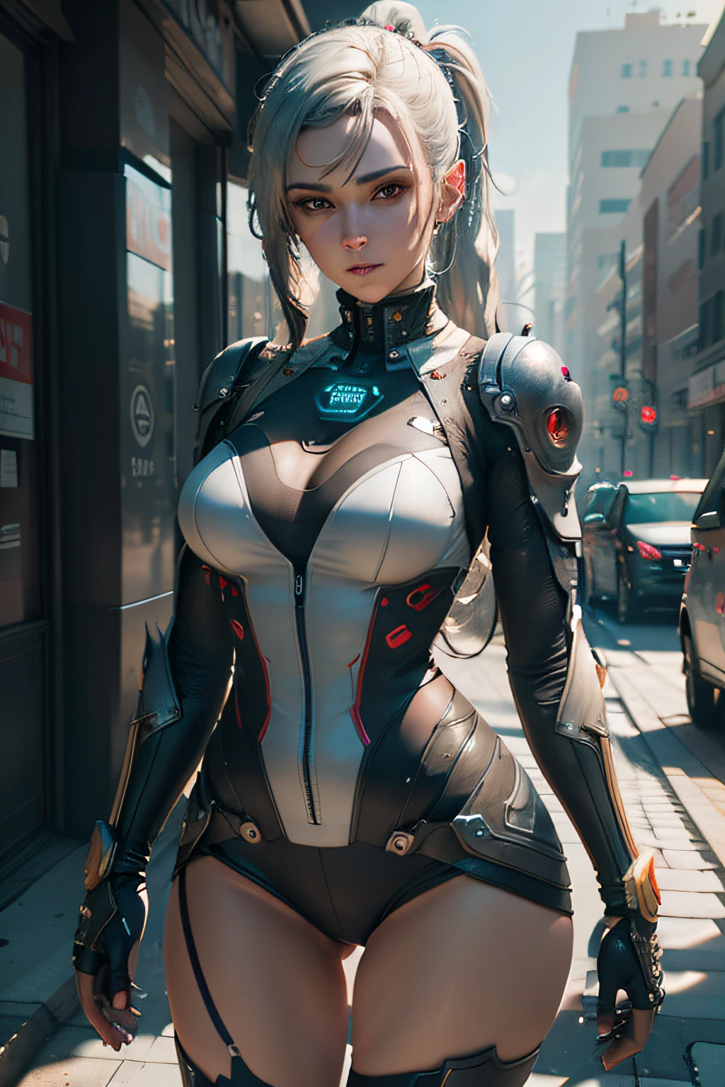 ((Best quality)), ((masterpiece)), (detailed:1.4), 3D, an image of a beautiful cyberpunk female,HDR (High Dynamic Range),Ray Tracing,NVIDIA RTX,Super-Resolution,Unreal 5,Subsurface scattering,PBR Texturing,Post-processing,Anisotropic Filtering,Depth-of-field,Maximum clarity and sharpness,Multi-layered textures,Albedo and Specular maps,Surface shading,Accurate simulation of light-material interaction,Perfect proportions,Octane Render,Two-tone lighting,Wide aperture,Low ISO,White balance,Rule of thirds,8K RAW,cyberpunk art, neon art