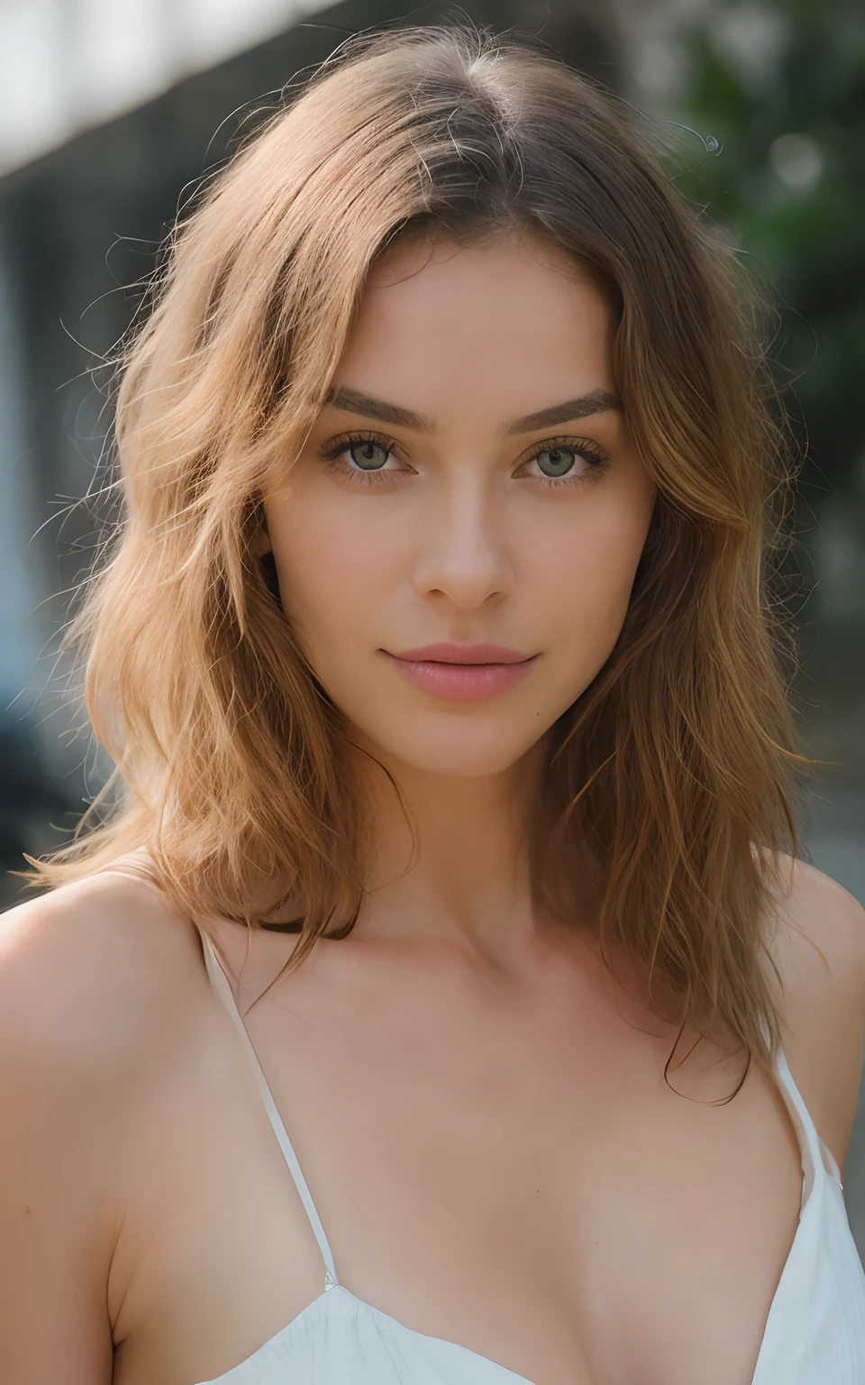 femme cheveux Blonde, Elegant outfit, highly detailed, 14 ans, visage innocent, naturally wavy hair, yeux bleus, high resolucion, tmasterpiece, Meilleur Qulaity, intricate high detail, highly detailed, mise au point nette, detailed skin, realistic skin texture, texture, detailled eyes, professionnel, 4K, sourire charmant, prise avec Canon, 85 mm, Light depth of field, Kodak Vision Couleur, perfect fit body, extremly detailed, photographier_\(ultra\), photographierréaliste, Realstic, Post-traitement, maximum details, roughness, real life, ultrarealistic, photorealism, photographie, 8K UHD, American Plan, de face