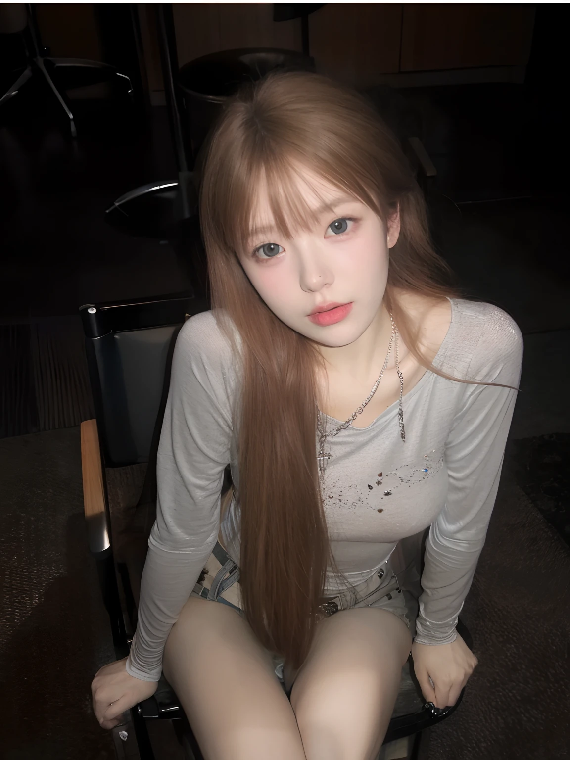 Sit in a chair and take a selfie