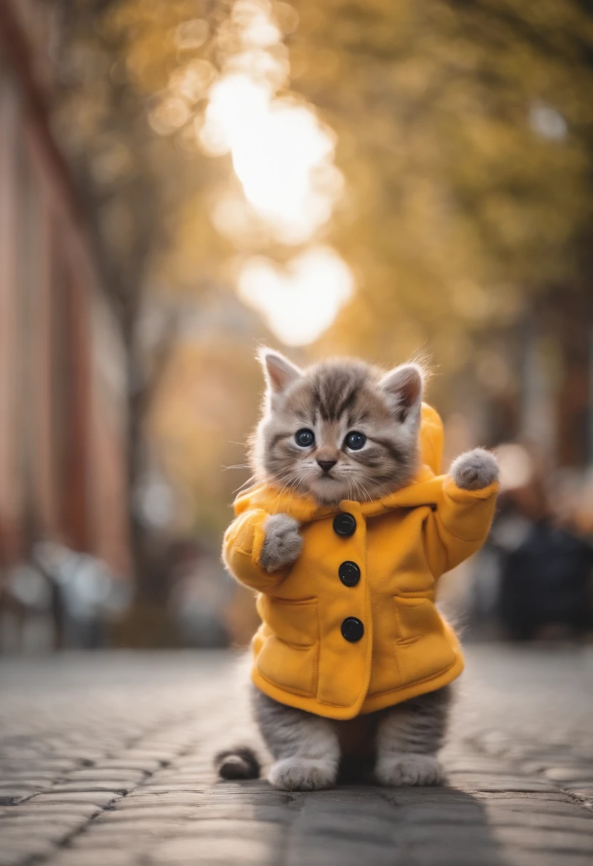 season for autumn、I have two little kittens, a cute little cat, cute kittens, Cutest, Incredibly cute, Adorable and cute, And cute and lovely. They are walking down the street with backpacks, Walking together, commute, Proudly walk down the street, And the cat is walking. They are cute in the style of 🍂 and 🍁, Adorable and cute, Cute and adorable, oh, nice and cute. They are known as real-life Tom and Jerry.Wear warm clothes、muffler、coat、Godzilla Costume Pajamas、Godzilla Costume Pajamas、Godzilla Costume Pajamas、Godzilla Costume Pajamas、Godzilla Costume Pajamas