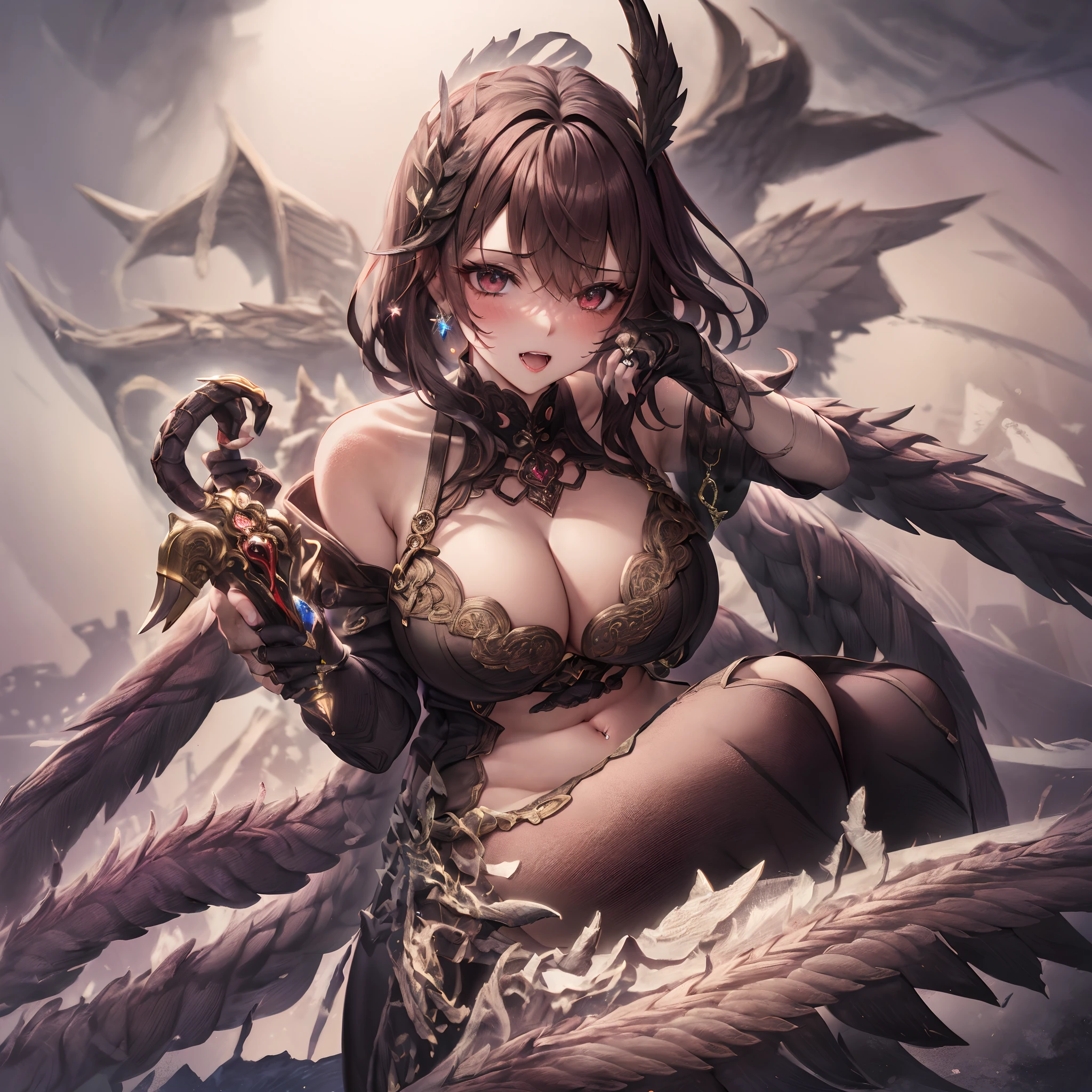 1girl in, Close Up Shot, (White hair, Medium Hair, Large breasts, Red Eyes), Perfect Anatomy, city, Cyberpunk style, ((White shirt, Black jacket, Black skirt, Navel, Belt bag, Black Gloves, neck tie, wrist watch, earrings, Looking through black leggings)), ((holding gun)), war, Ruined city, battle field, rubble, Buildings,cigarette(masterpiece、top-quality、top-quality、Official art、Beautifully Aesthetic:1.2)、(One girl:1.3)、A highly detailed、(Fractal Art:1.1)、(colourfull:1.1)(florals:1.3)、The most detailed、(Zentangle:1.2)、(Dynamic Poses)、(Abstract background:1.3)、(shinny skin)、(Many colors:1.4)、、(耳Nipple Ring:1.4)、(pluma:1.4)1 very mature female、superlative degree、masterpiece、sitting on a bed、seductiv、pure white microbikini、Lace stockings、Full body super close-up shot、SFW Cover SFW、very Bigger breasts、extremely big ass、thighs thighs thighs thighs、nipple covered、Areola cover、Blue-black long straight hair ribbon、Dark makeup、hair tie、Slightly open mouth、big eye、Glossy、Very pretty face、 Slender West、ultra gigantic tits、Extraordinary big breasts incomparable beauty, Perfect slim body, mature royal sister face, Long hair, Curly hair, Night Battlesuit, Sexy and seductive, Beautiful face, Full body portrait, Standing Pose, 4K picture quality, feminine expression, blush shyness, star-like deep eyes, Huge breasts, Short skirt, sword and magic. Bust is large, fighting with Warcraft, SPEEDLINE, best qualtiy, Masterpieces. double ponytails(masterpiece:1.4)、(top-quality:1.4)、(Very cute angel girl、hyperdetailed face、Eyes Like Gems、white very long hair、Colorful gradient hair:1.4)、(ring of angels:
1.4)、(Angel wings:1.4)、(full body Esbian、Perfect two arms、Perfect two legs:1.4)、Perfect four fingers:1 thumb、optic、brilliance、Bokeh、Ultra-fine