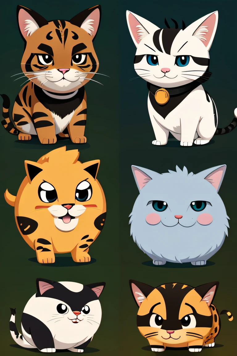 Animals in cartoon style