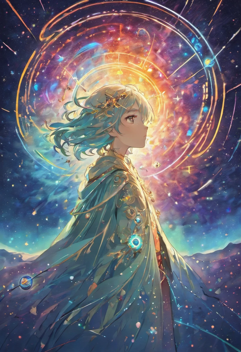 ((masterpiece)), (((highest quality))), ((super detailed)), ((enlightenmentn)),[リアリズムof光効果],Shadow,(fantasy style),(白色of背景:1.6), simple background, (宇宙ofテーマ),(cloak)[(髪of焦点,((1女of子)),[(アフロヘアーof髪): (雲of髪):0.3], (Hair on background),(high color saturation),(Hair is surrounded by Milky Way splashes），））：（（彼女of髪はMilky Wayof星雲に変わりつつある，：1.27628），（Hair and clothes are galactic clouds and star cluster：1.1025），（cloakがMilky Wayof雲に変わっていく）（colorful_Milky Way_Print_cluster_of_performer_Print：1.35） ,((Detailed starry sky with colorful galaxies and galactic clouds):1.2)):0.35], (((tmasterpiece))),(((最高of品質))),((super detailed)),(enlightenment), (dynamic angle),((float)),(Painting),((hair loss)),((beautiful and detailed face)),first round,cropped shoulder,((色of髪)),((縞模様of髪)),detailed and beautiful eyes,(グラデーションカラーof目),(((色ofついた目))),(((色付きof背景))),(((High saturation))),(((Surrounded by colorful splashes))),(((色付きofドットで囲まれています))),色付きof泡,((光沢ofある)),半身of肖像画，