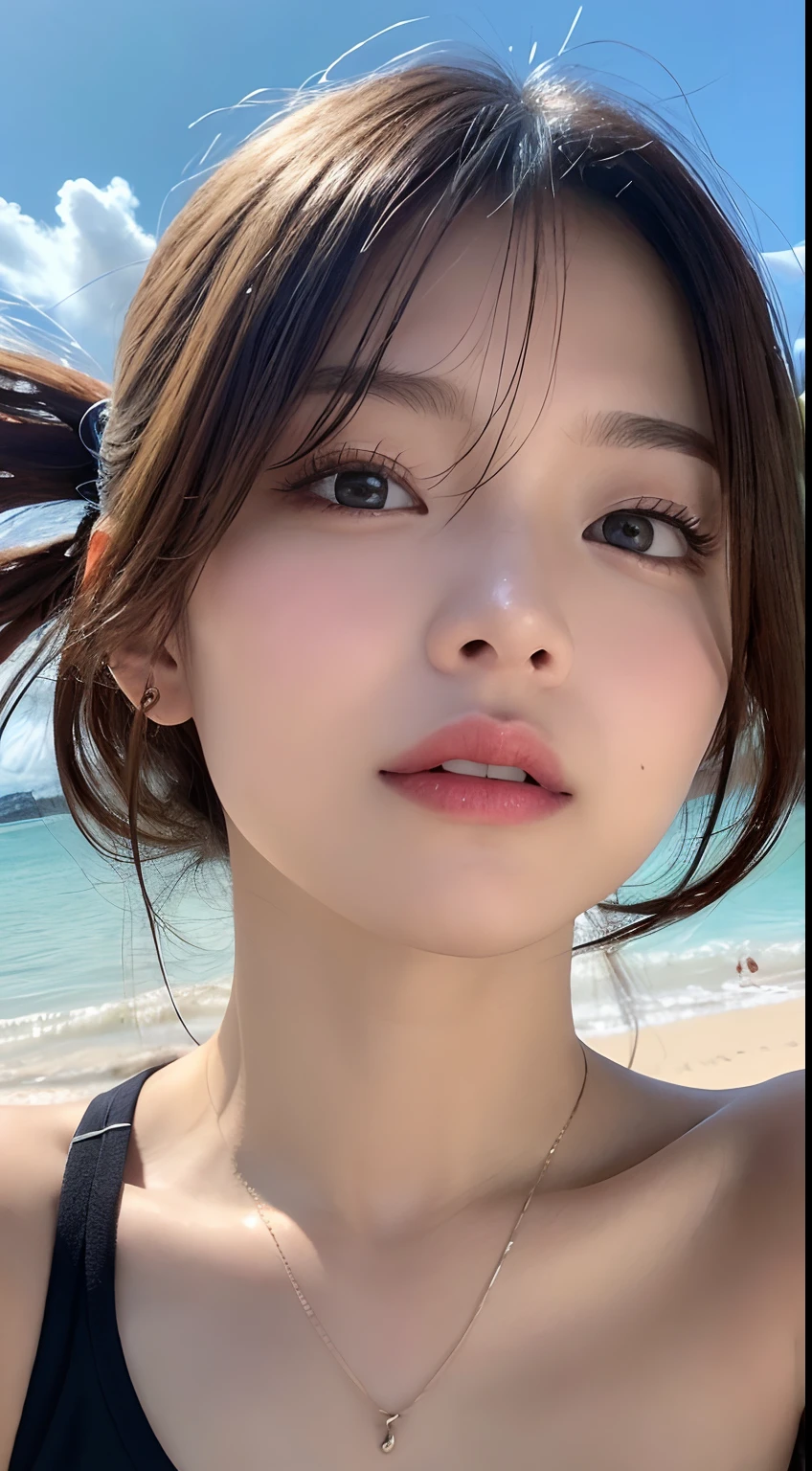 (girl grabbing penis:1.3), k-idol, (giving blowjob:1.4), (lips covering around penis:1.3), (mouth open:1.3), (realistic humid skin:1.3), nude, detailed face, (soaked cheek:1.2), detailed eyes, heavy eye makeup, (aegyo sal:1), (puffy eyes:1), (depth of field, photo realistic, best quality, ultra high res:1.2),  (ulzzang-6500:0.66) <lora:koreanDollLikeness_v10:0.2>