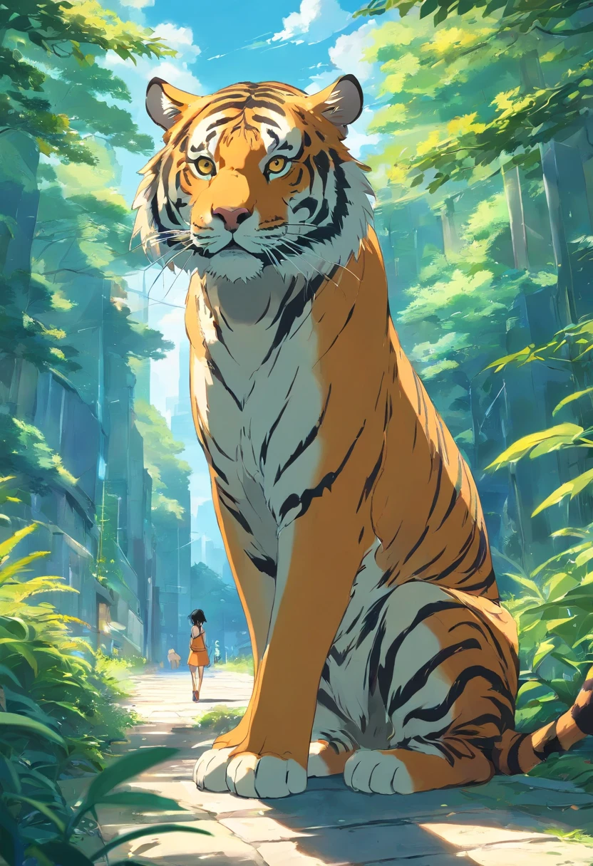a tiger