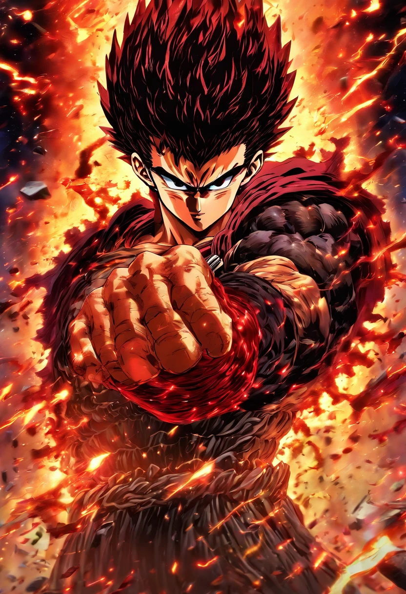 guts, style niji 5, anime stlye, midjourney niji 5