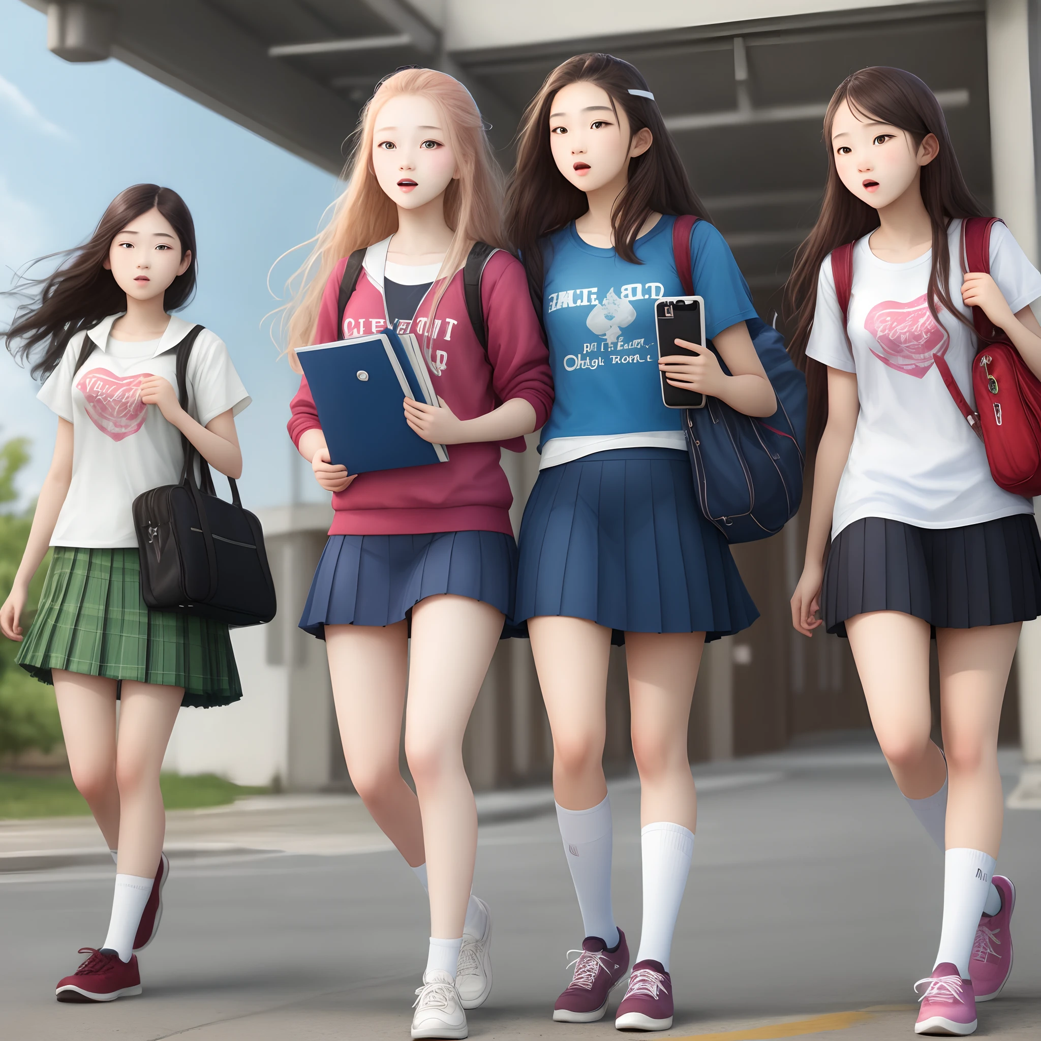 Truant high school students