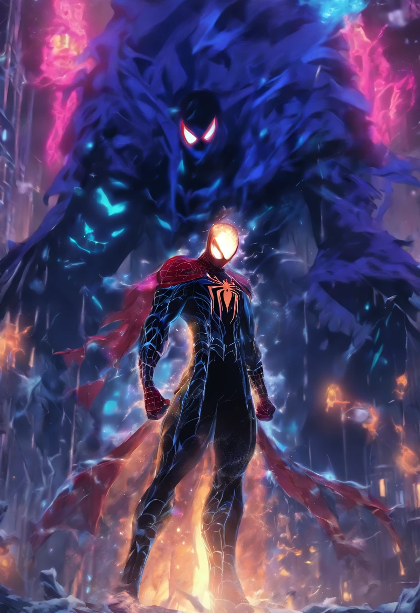 Spiderman fused with lich king
