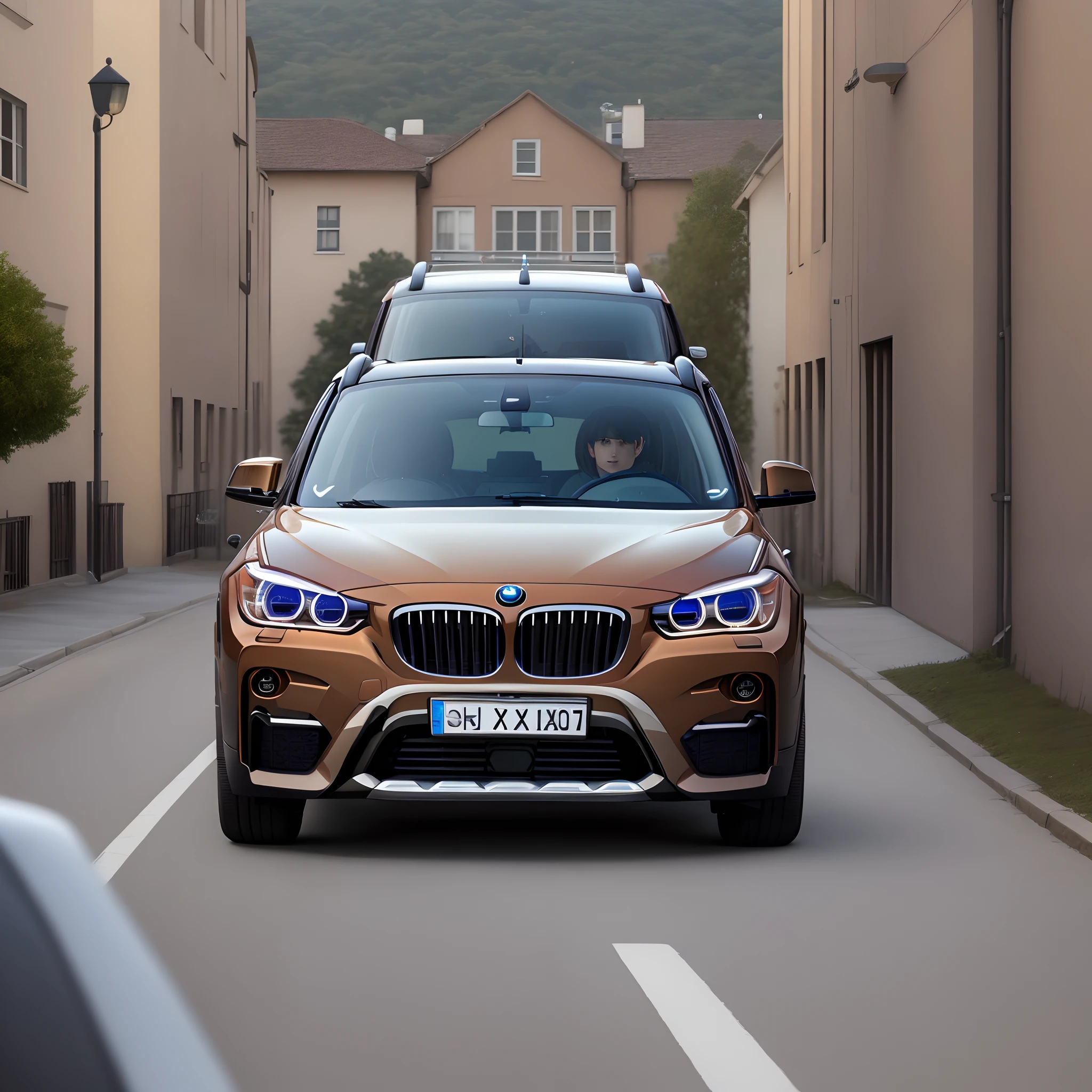 Foto de BMW x1 realista