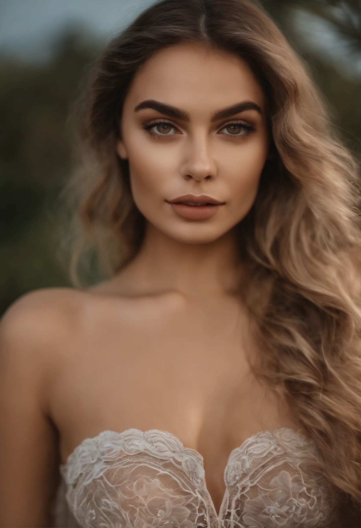 Oman with sheer regalia and matching panties, com olhos azuis, Retrato Sophie Mudd, Retrato de Corinna Kopf, cabelos loiros e olhos grandes, Selfie em close-up de uma jovem mulher, Eyes look at the camera , ohne Maquiagem, Maquiagem Natural, Look directly at the camera, Rosto com ArtGram, dezentes Maquiagem, Excelente foto da parte superior do corpo , mulher linda no quarto, seios grandes, louro, latim