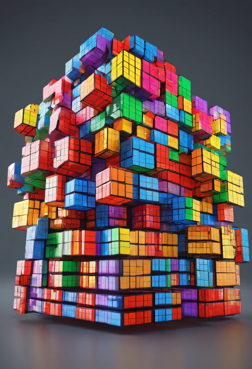 A 10 by 10 rubiks cube