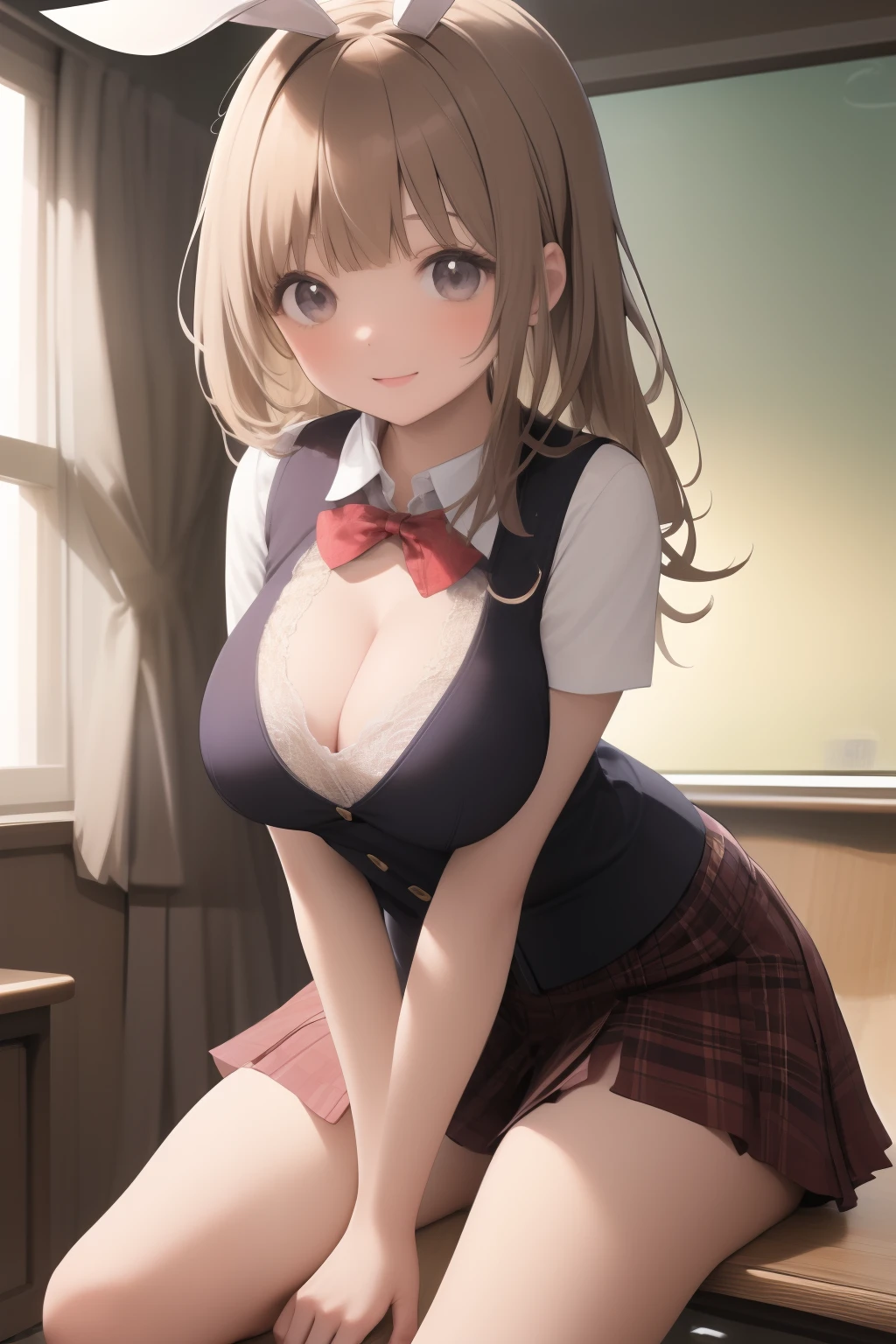 Woman posing in plaid mini skirt in photo、seductive anime girls、female student、Cute girl s、ultrarealistic sweet bunny girl、Realistic young gravure idol、pretty face with arms and legs、Japan goddess、A sexy girl、photo of slim girl model、Once beautiful asian girl、photorealistic perfect body、Japan person model、Schoolgirl in miniskirt,Lace,pantiess,cleavage,Raised sexy,Large breasts,brassier,Hosiery,vests,camisole