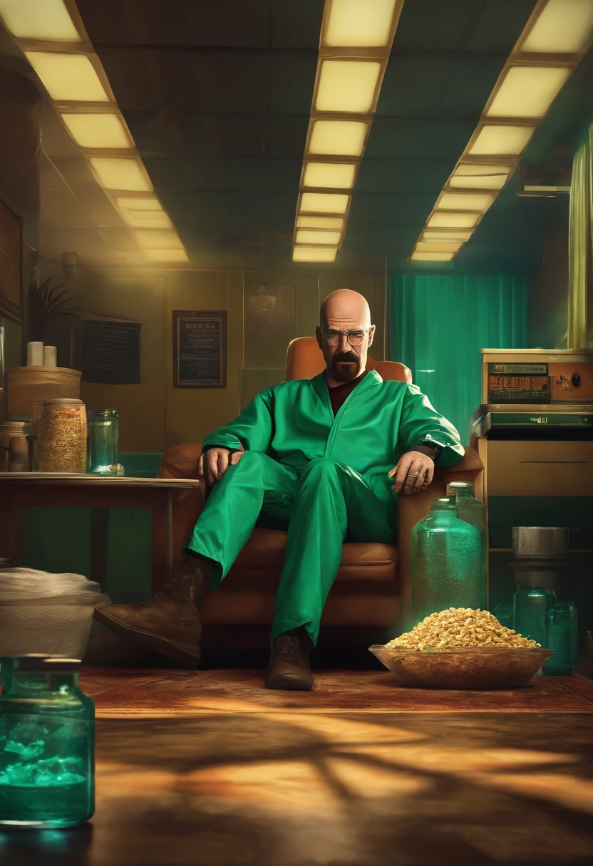 make a realistic poster of a breaking bad video game