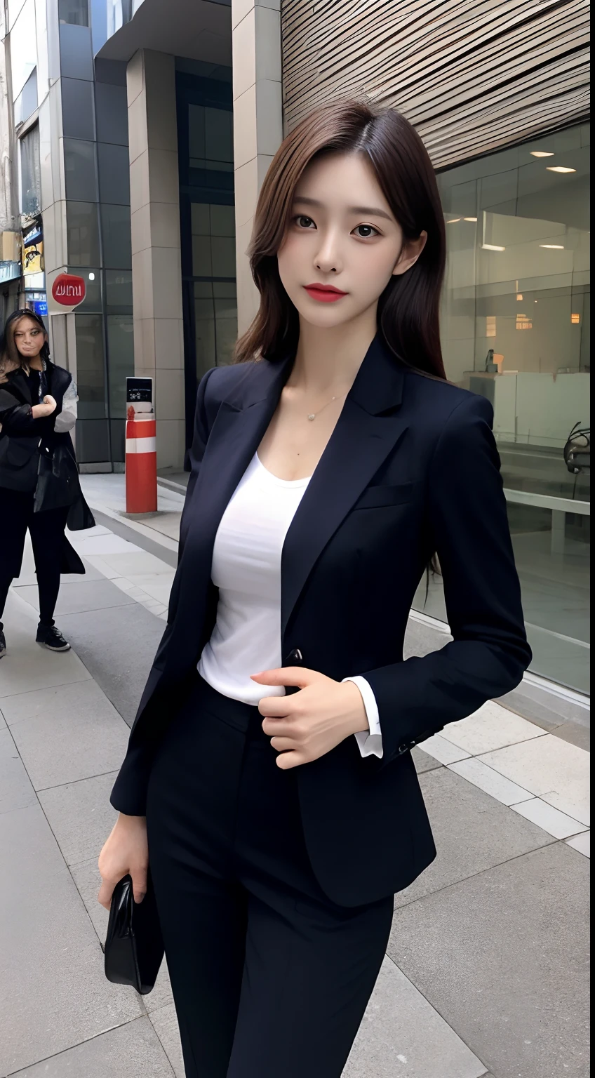 Tall and slender beauty、Beauty in suits、Colossal tits、undershirt、Cool beauty、Career woman、Japan beauties、modeled、tiese,the street