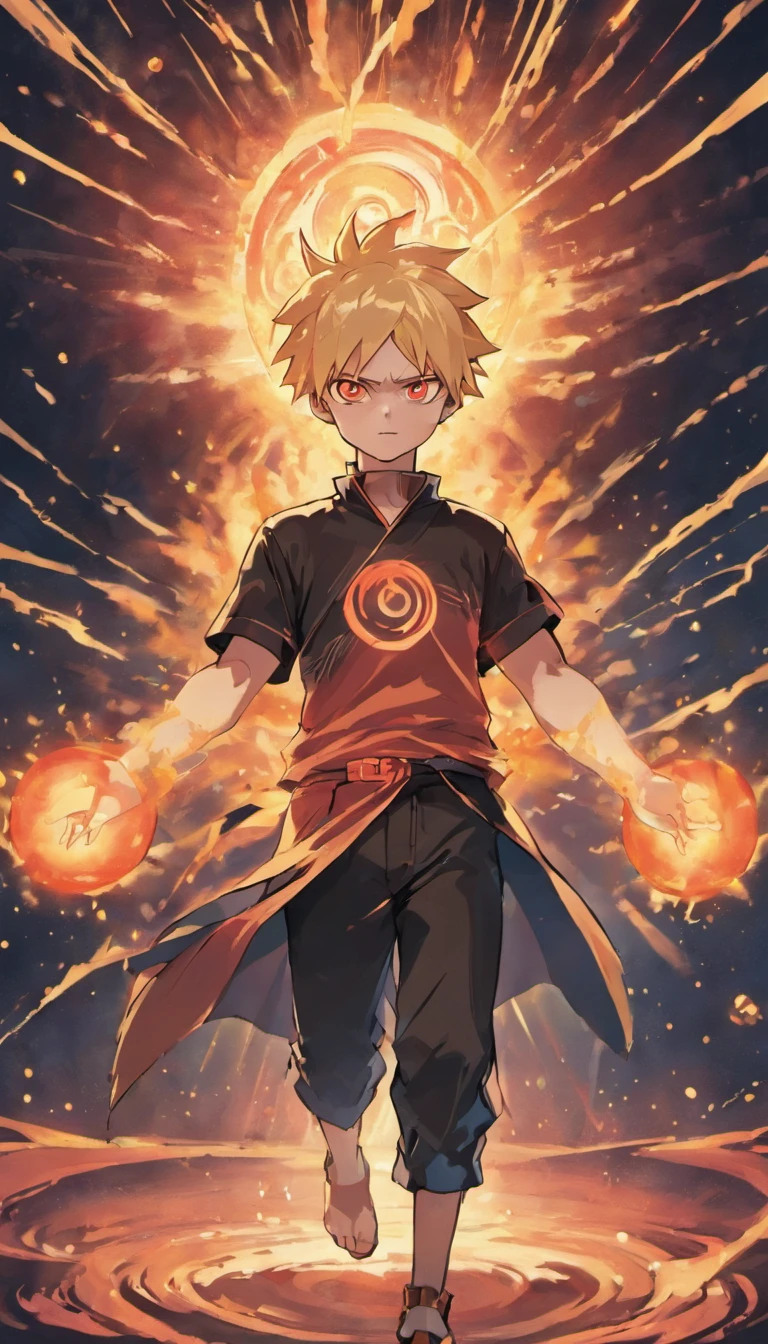 Boruto anime with rasengan uzuhiko