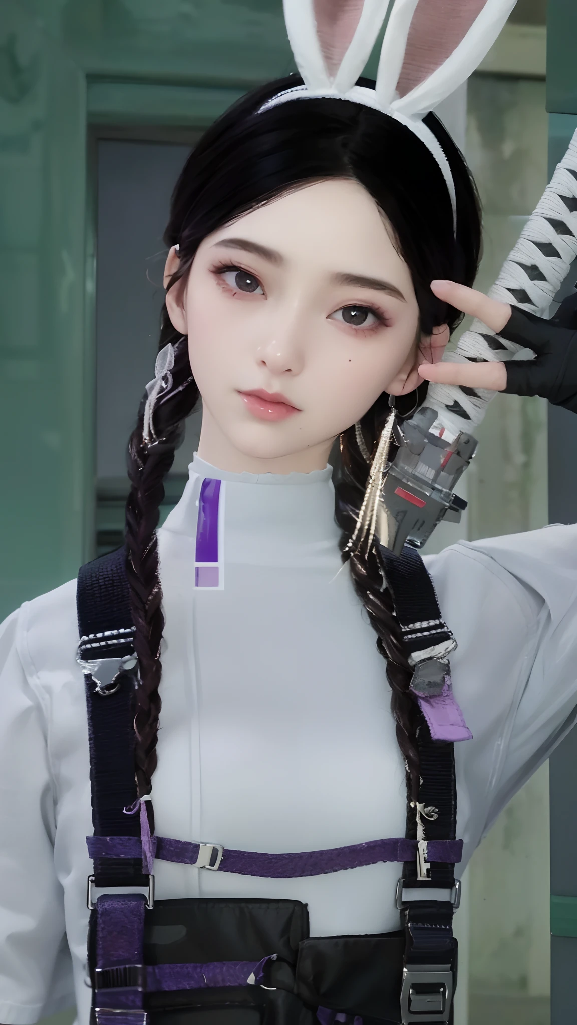 top-quality,ultra-detailliert,masterpiece,realisitic,Photo Real,Bright lighting,1 girl in, an extremely beautiful 17-year-old girl, (kawaii:1.2),Thin smile, (Brown eyes),(brown haired),(bangss),perfect glossy skin,flawless skin,((erotick,Sexy and sexually explicit)),((accurate hands without incongruity)), large full breasts,big breasts thin waist, Look at viewers,((a sailor suit)),((Short sleeve uniform white shirt)),(red necktie),(Blue Mini Pleated Skirt),(((skirt lift by yourself))),(lifted by self),(Showing panties),panties on,panties focus,((Sit up,spread legswide)), sockes, (Black knee socks),(Loafer shoes), during daytime,On the train,Horizontal long seat with your back to the window