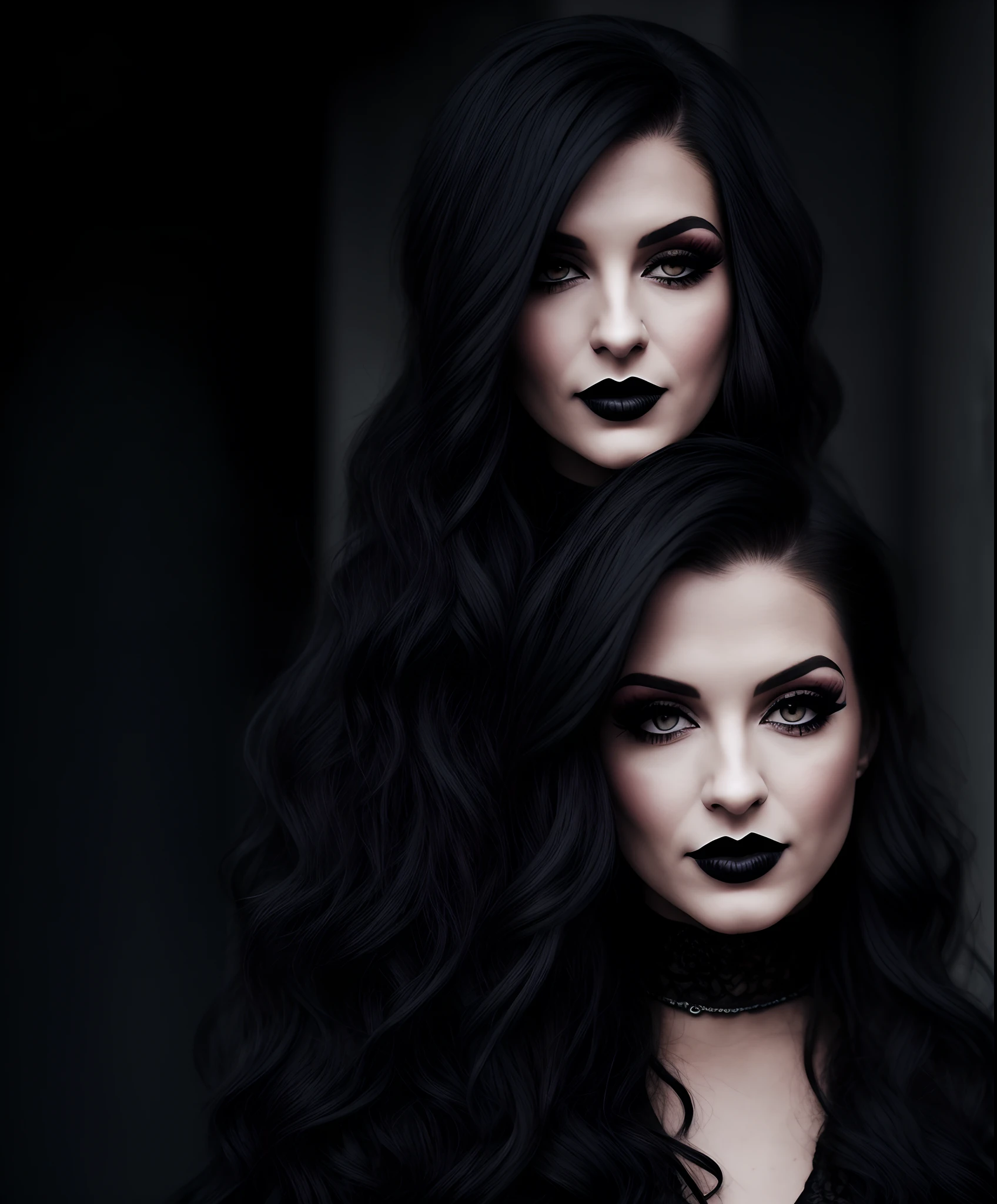 Megan olivi goth black lipstick