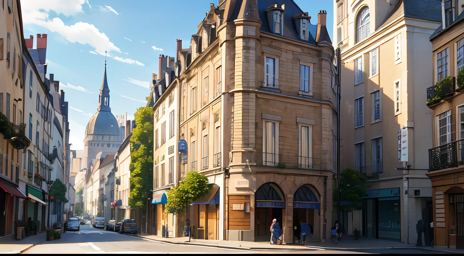 Fille de chat,Great Giant,grosse poitrine,Couchez-vous sur une ville