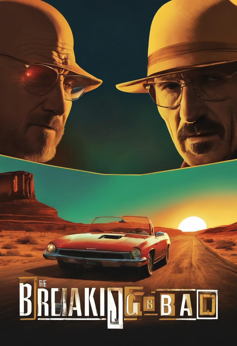 Make a realistic PlayStation game case of a video game from the Breaking Bad series. The text "breaking bad" and the PlayStation logo must appear on the poster
